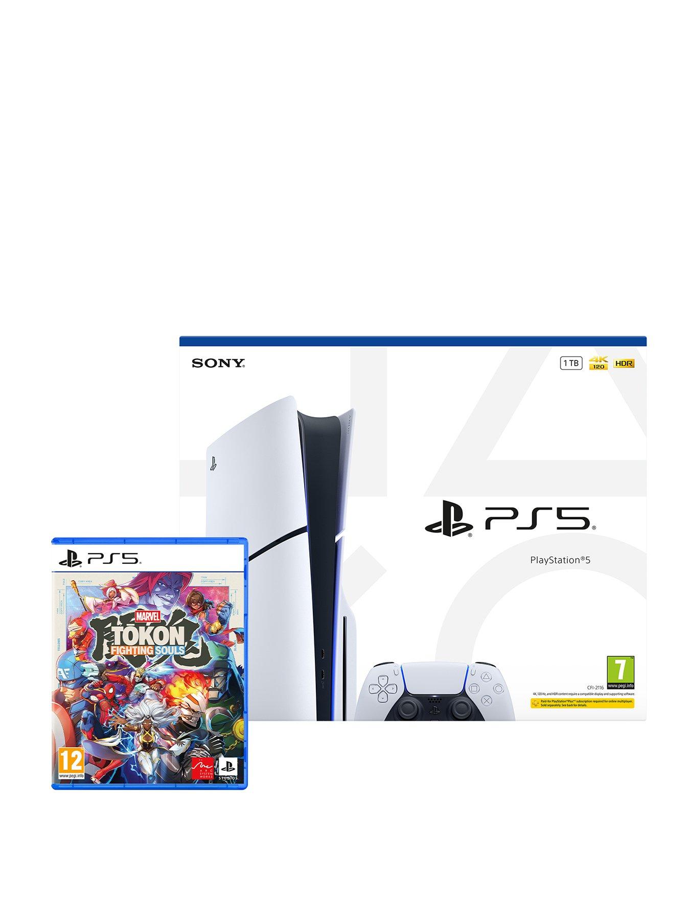 Image 1 of 8 of Playstation PlayStation&reg;5 Disc Console &ndash; 1TB &amp; MARVEL Tokon: Fighting Souls
