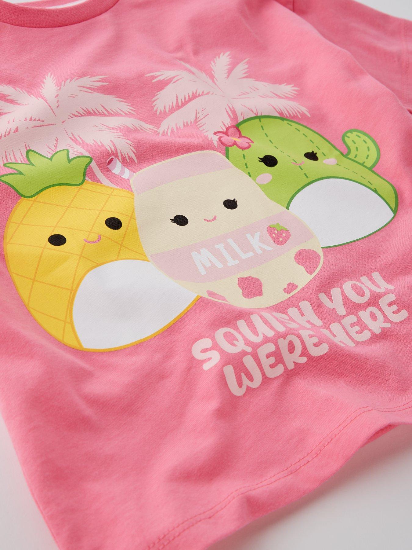 Image 3 of 4 of Squishmallows Short Pyjamas - Pink