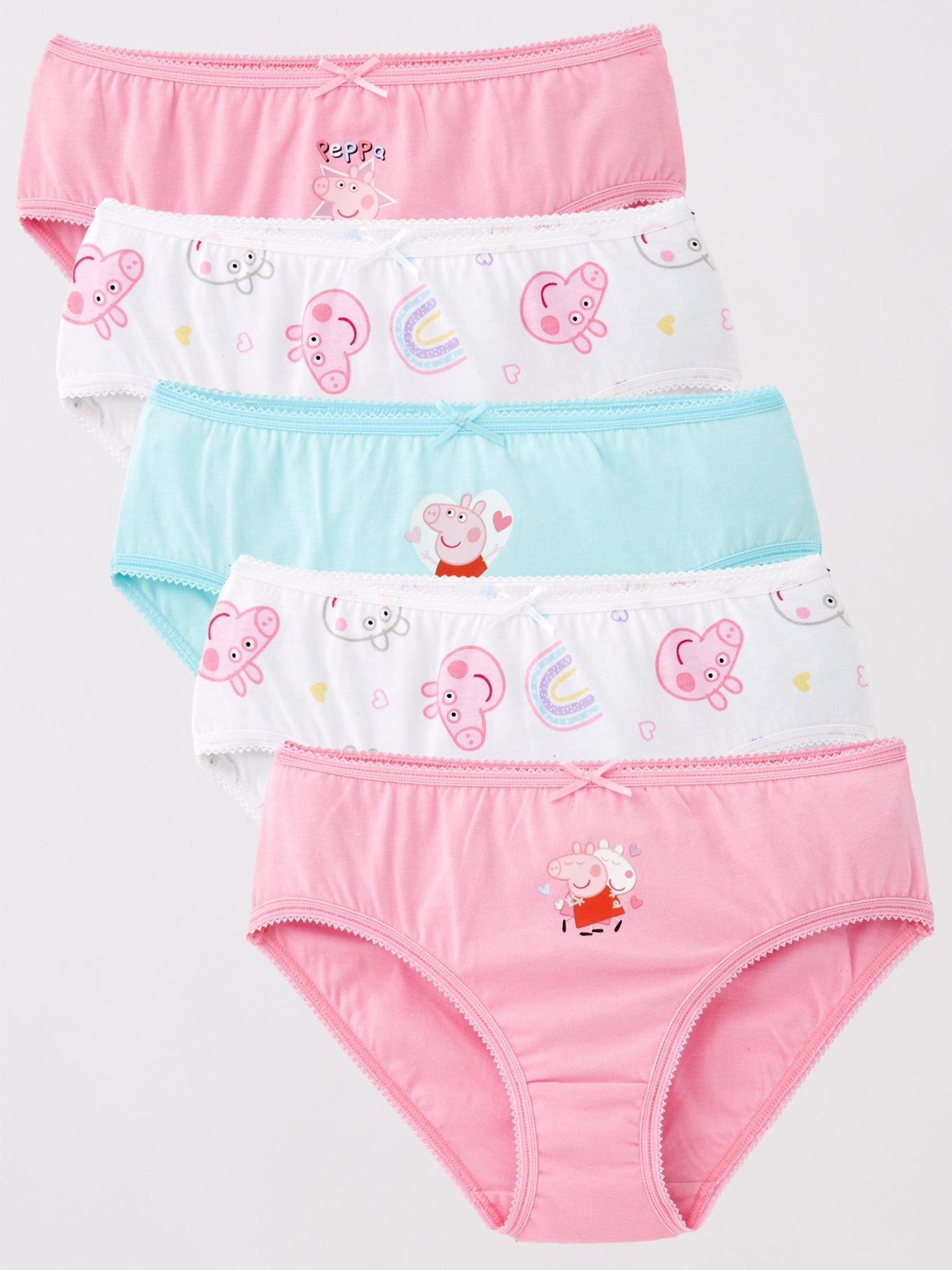 Image 1 of 5 of Peppa Pig 5 Pack Knickers - Multi