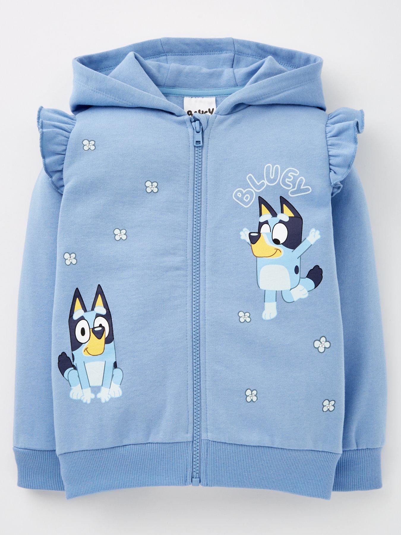 Image 2 of 5 of Bluey Zip Through Hoodie - Blue