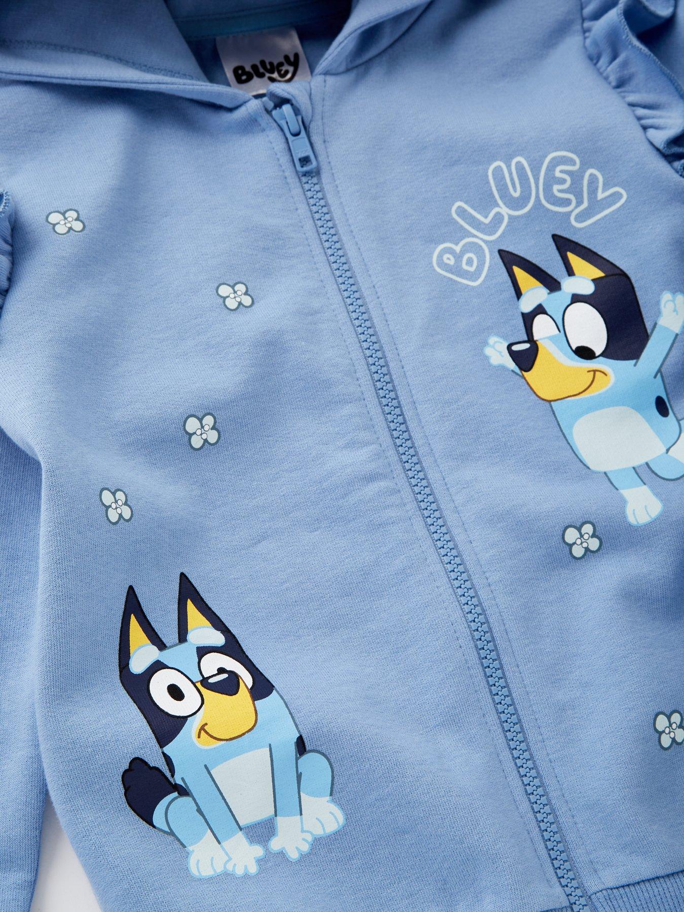 Image 4 of 5 of Bluey Zip Through Hoodie - Blue