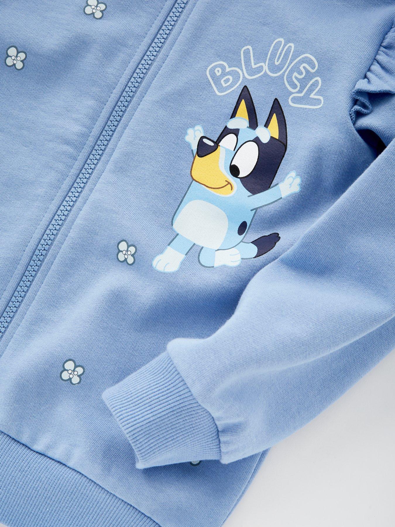 Image 5 of 5 of Bluey Zip Through Hoodie - Blue