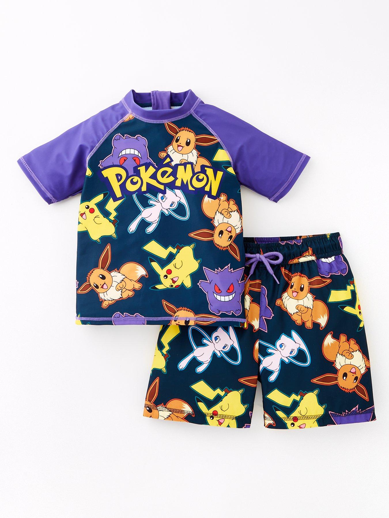 Image 1 of 4 of Pokemon Pokemon 2 Piece Swim Set - Multi