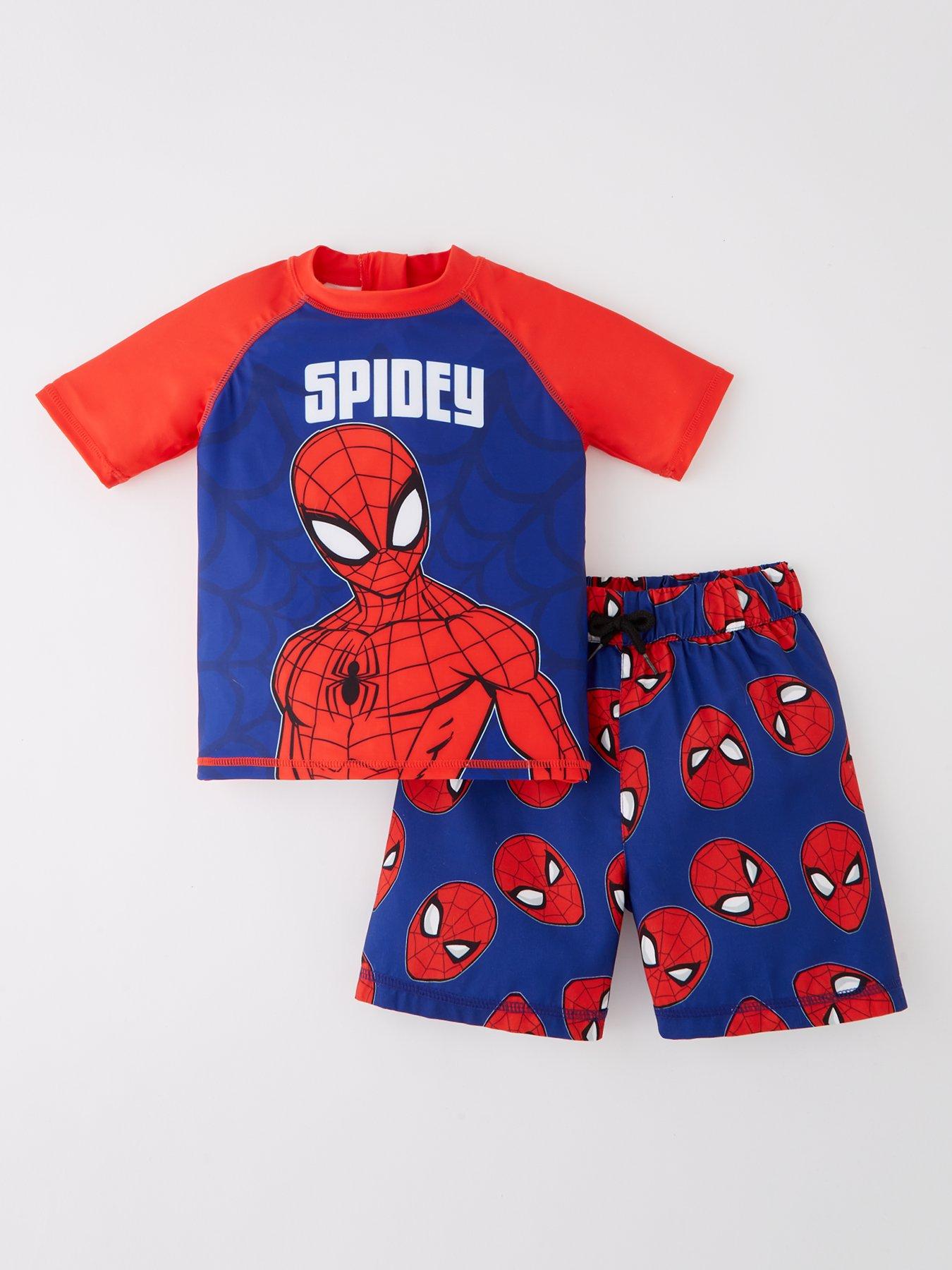 Image of Spiderman Spiderman 2 Piece Swim Set - Multi