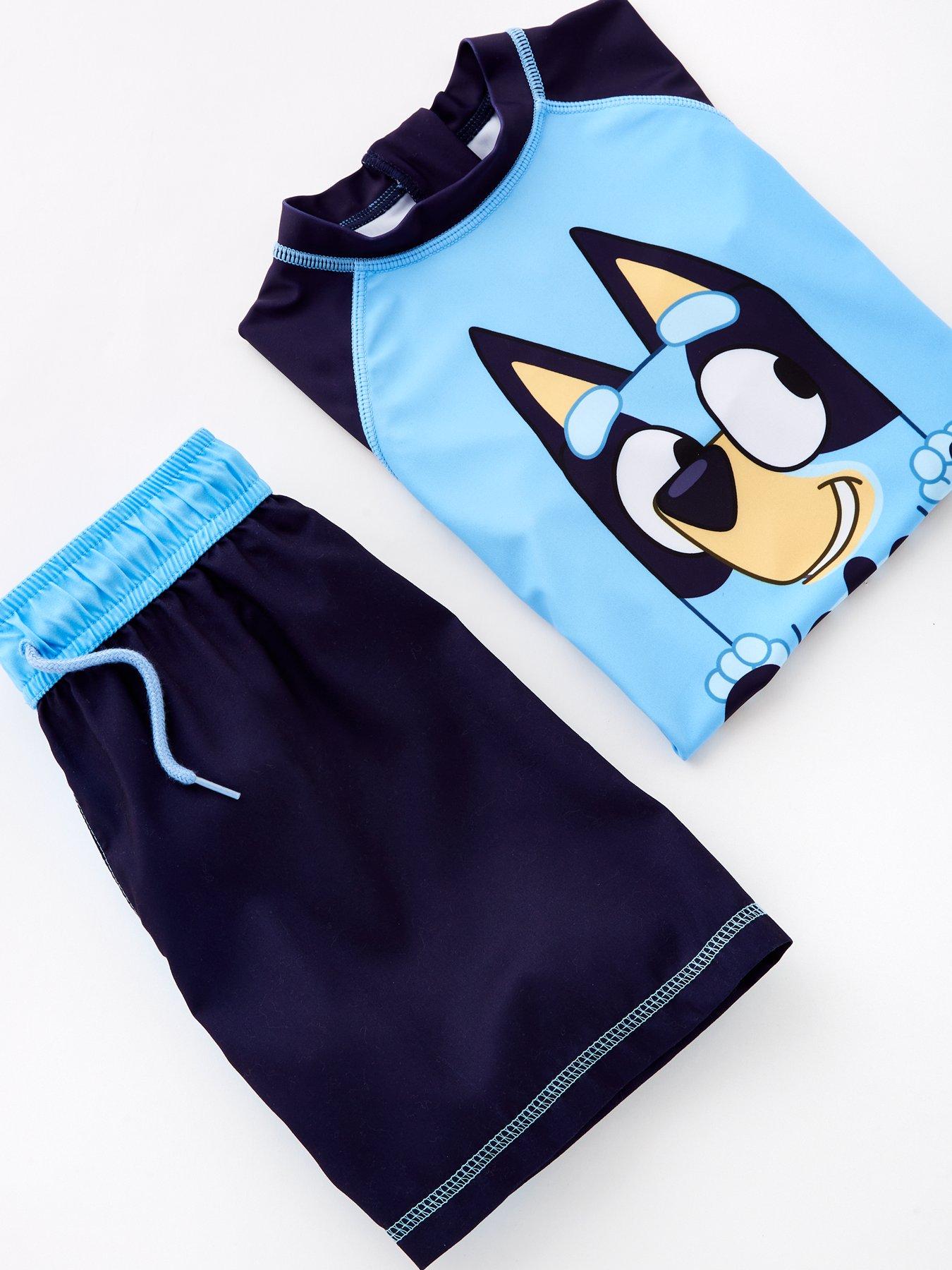 Image 4 of 4 of Bluey Bluey 2 Piece Swim Set - Blue
