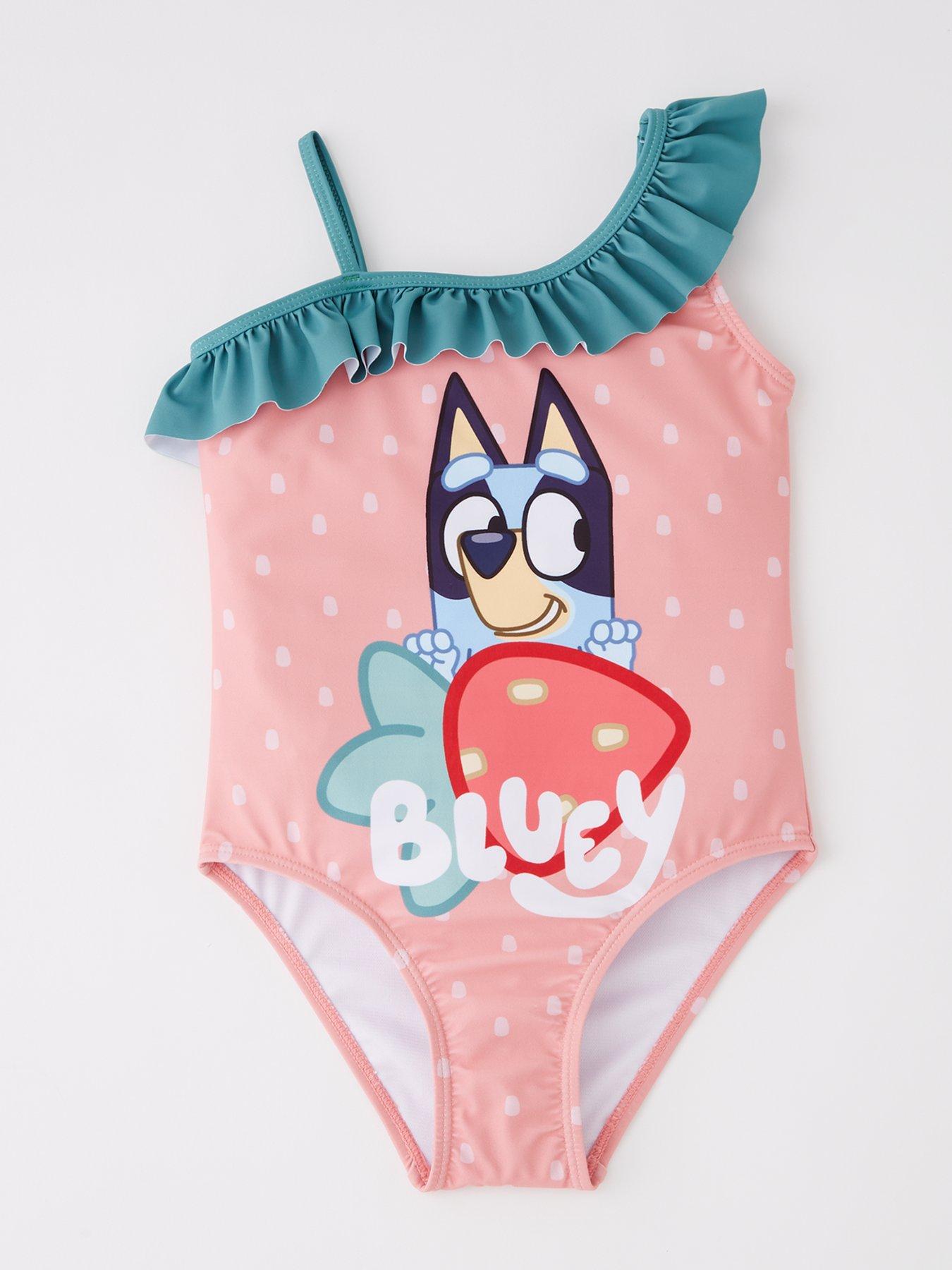 undefined Bluey Strawberry Swimsuit - Red