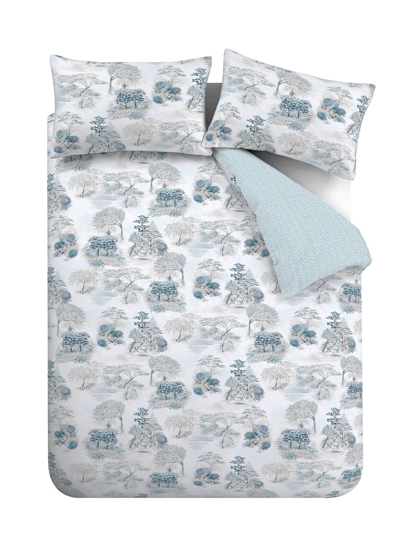 undefined Japanese Garden 200 Thread Count 100% Cotton Reversible Duvet Set