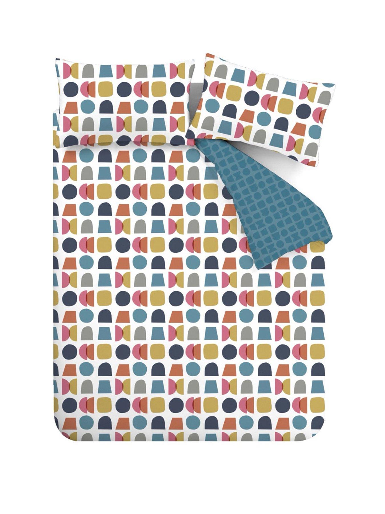 catherine-lansfield-connect-geo-reversible-duvet-covernbspsetstillFront