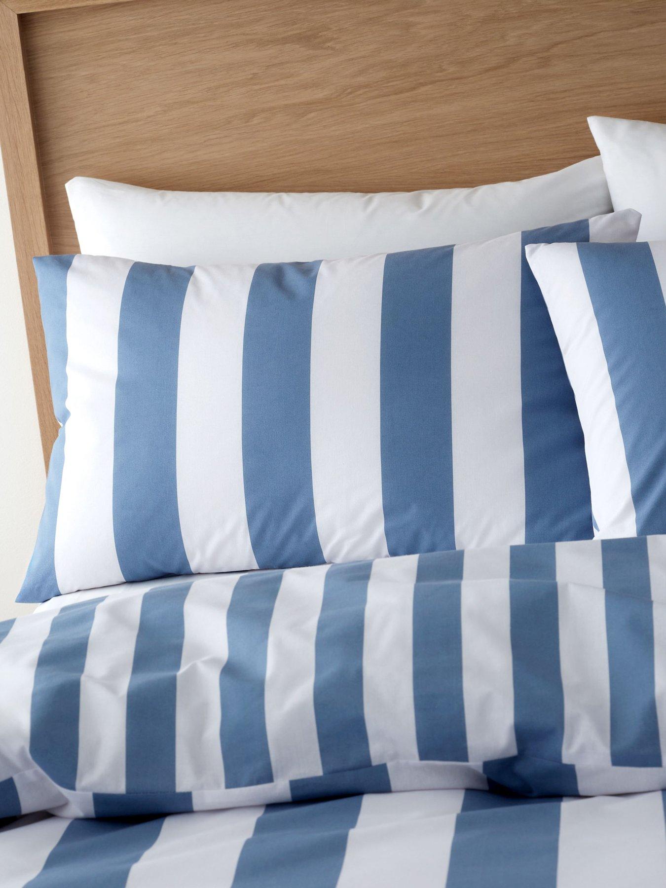 catherine-lansfield-cove-stripe-blue-reversible-duvet-cover-setoutfit