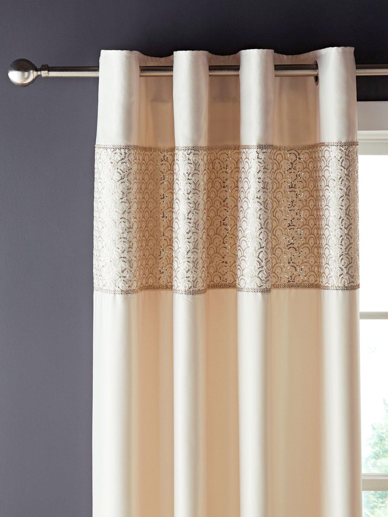 catherine-lansfield-deco-sequin-lined-eyelet-curtains-in-champagnenbspback