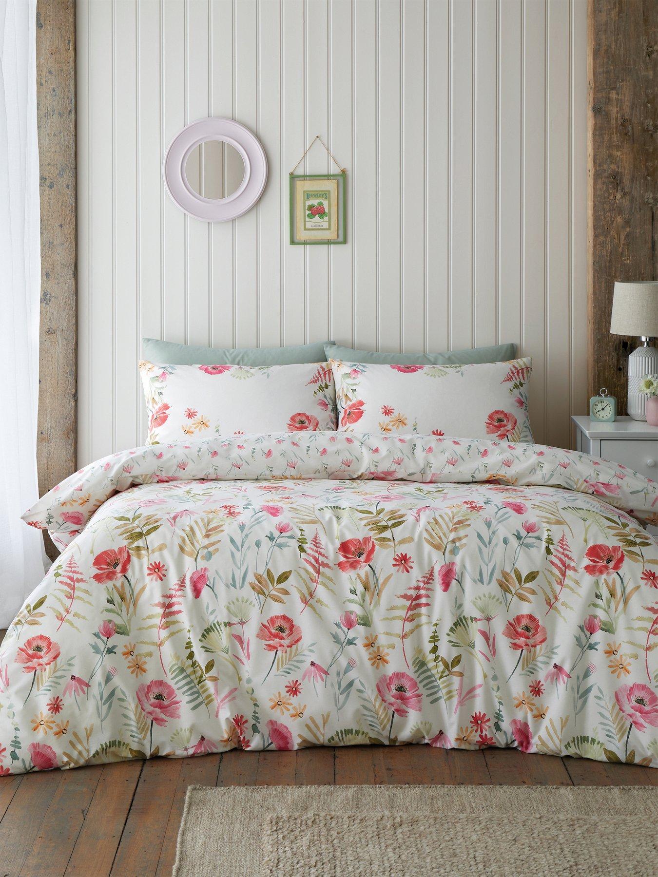 catherine-lansfield-ella-poppy-reversible-duvet-cover-set-creamback