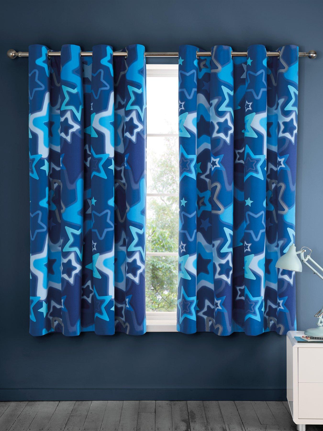 catherine-lansfield-ombre-stars-reversible-eyelet-curtains