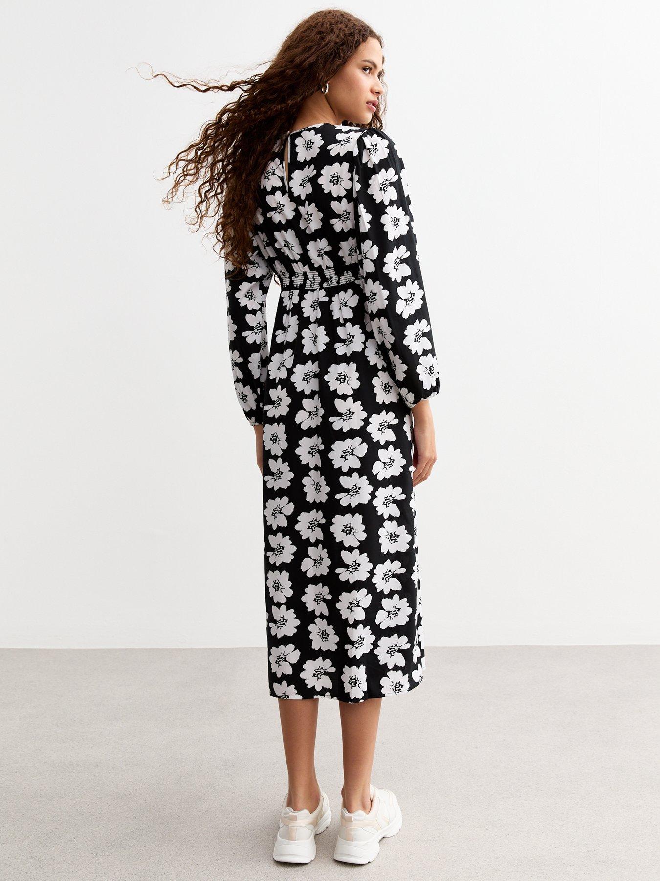 new-look-floral-print-long-sleeve-midi-dress--nbspblackstillFront