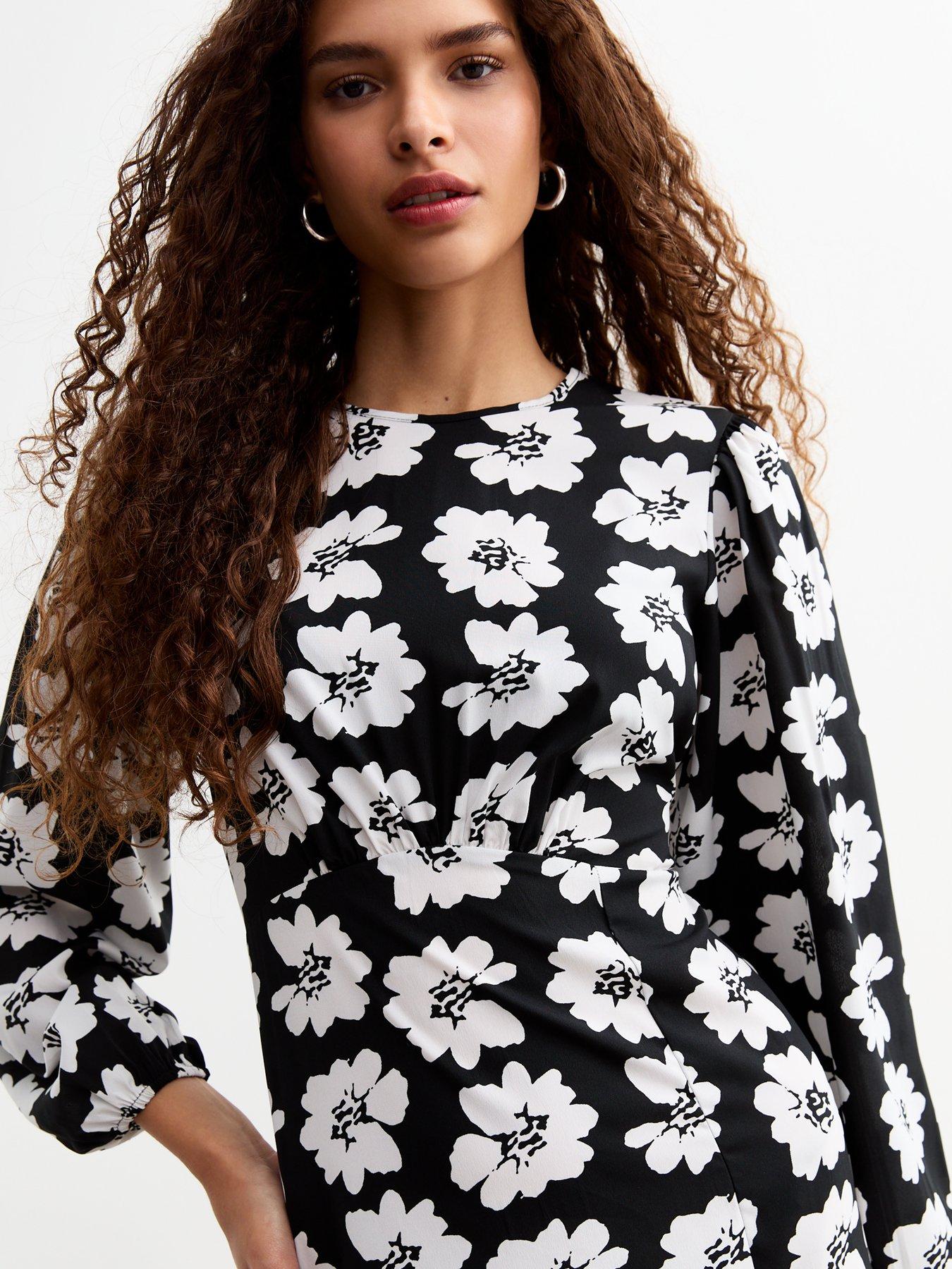 new-look-floral-print-long-sleeve-midi-dress--nbspblackoutfit