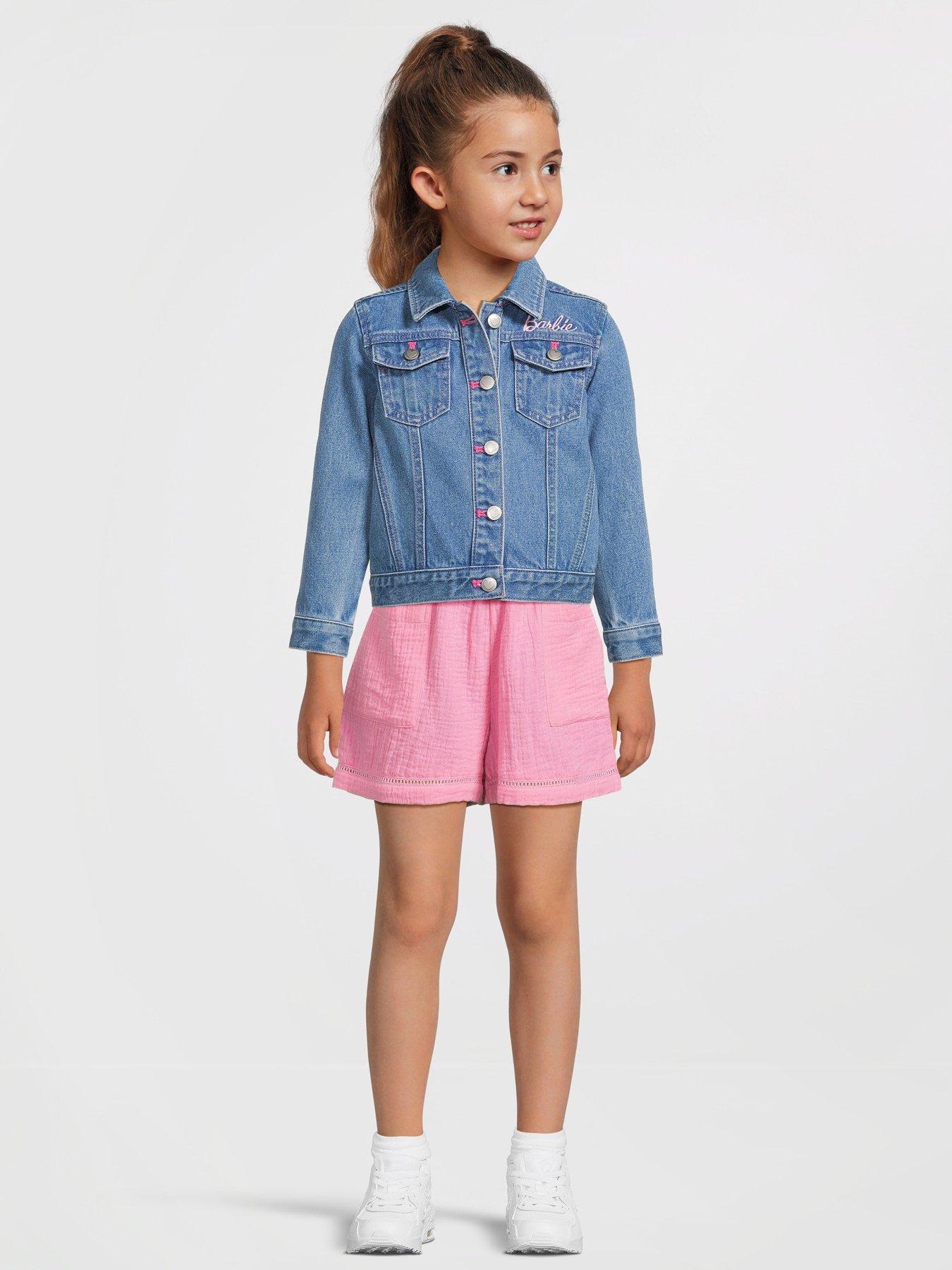 undefined Barbie Back Print Denim Jacket