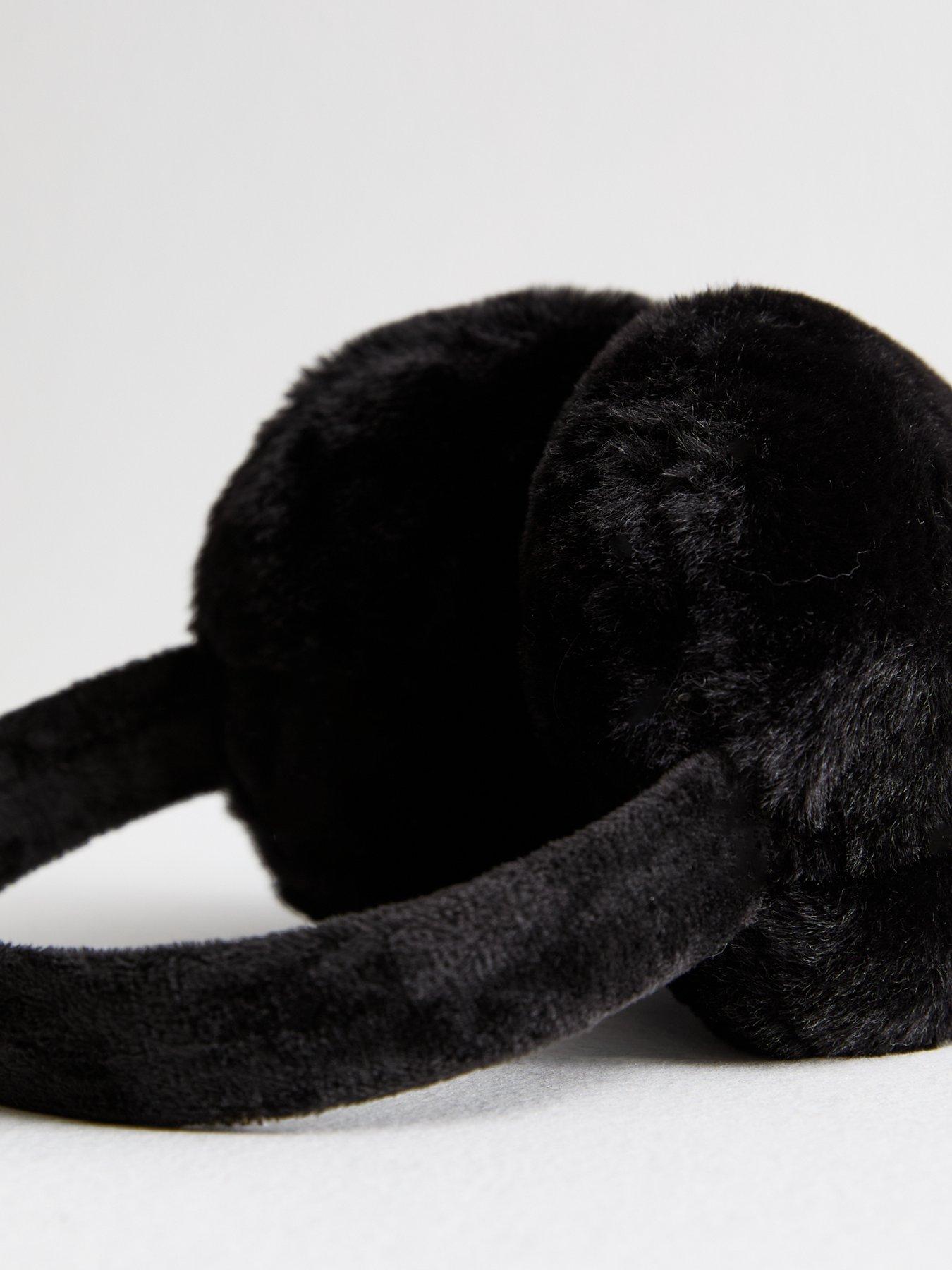 new-look-black-faux-fur-adjustable-headband-earmuffsstillFront