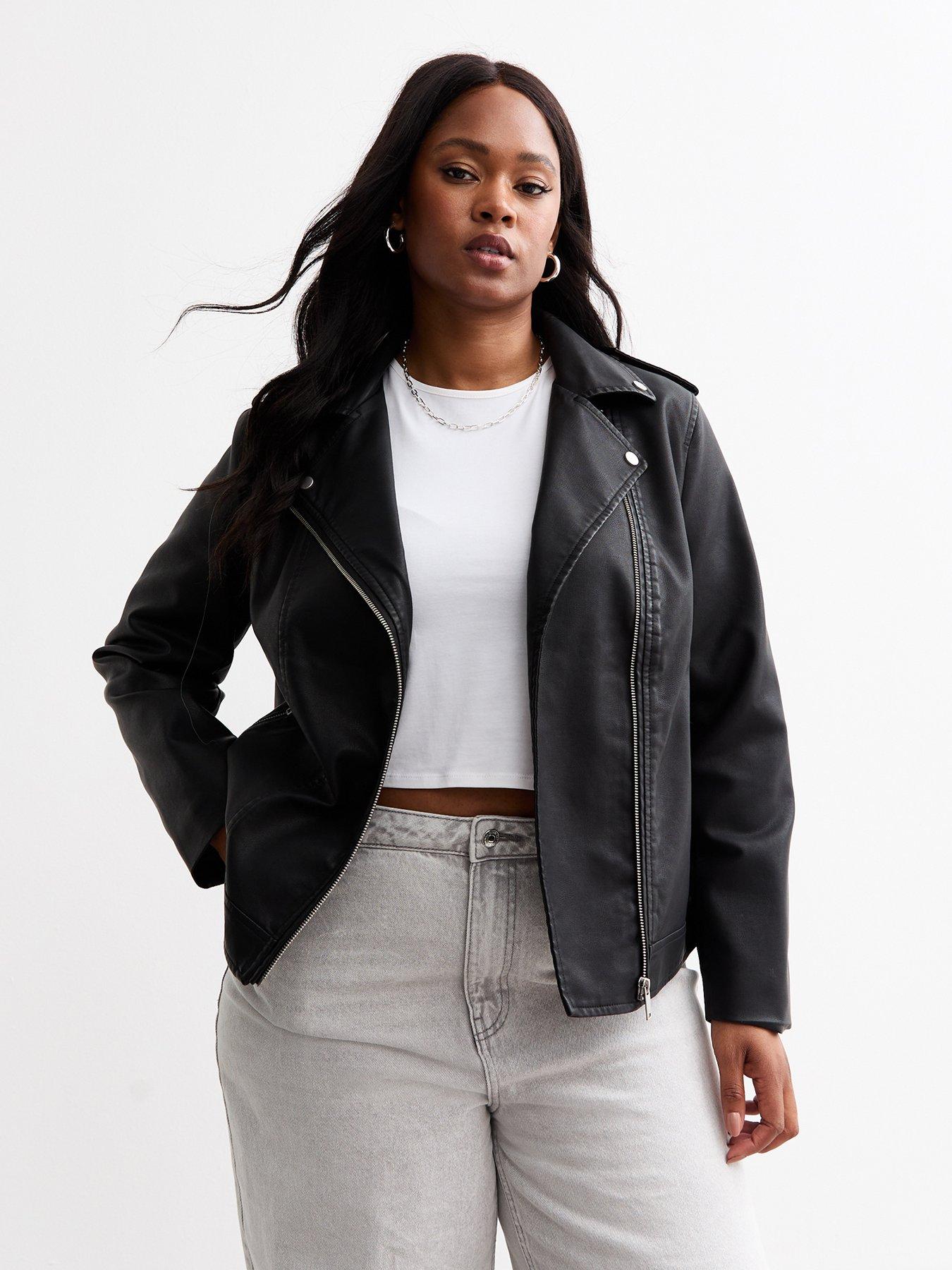 new-look-curves-black-leather-look-biker-jacket