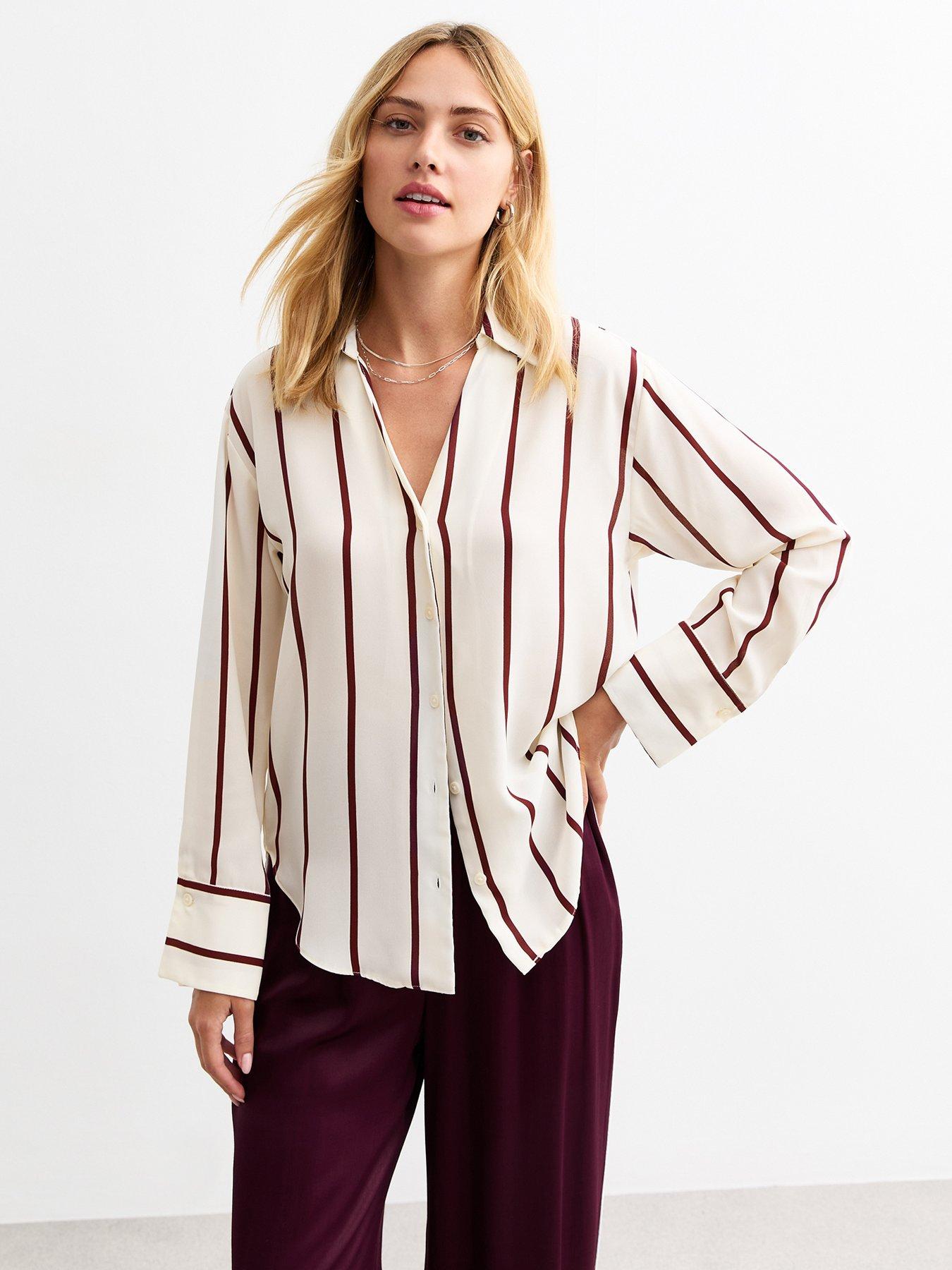 new-look-off-white-striped-shirt