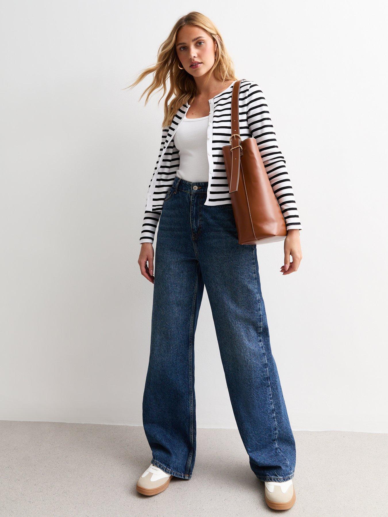 new-look-stripe-pattern-ribbed-cardigan-whiteback