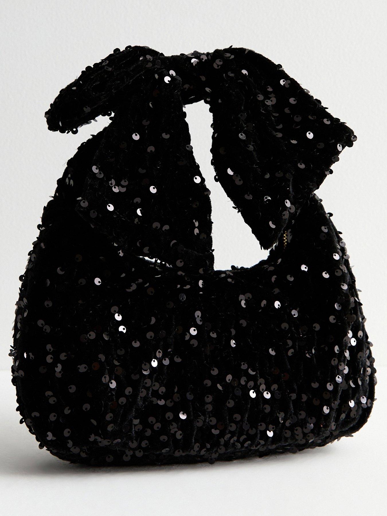 new-look-black-bow-sequin-mini-bagback