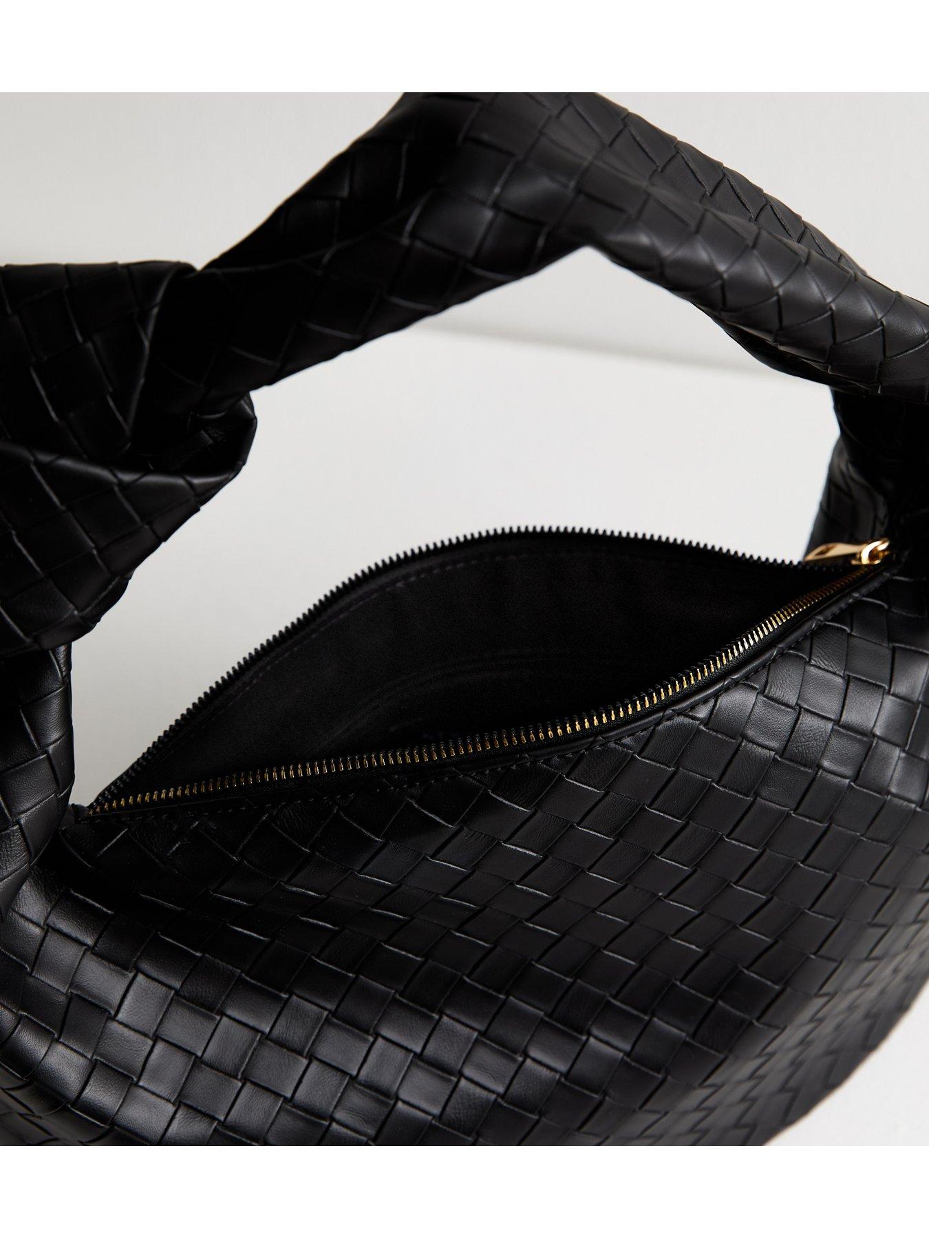 new-look-black-leather-look-weave-shoulder-bagdetail