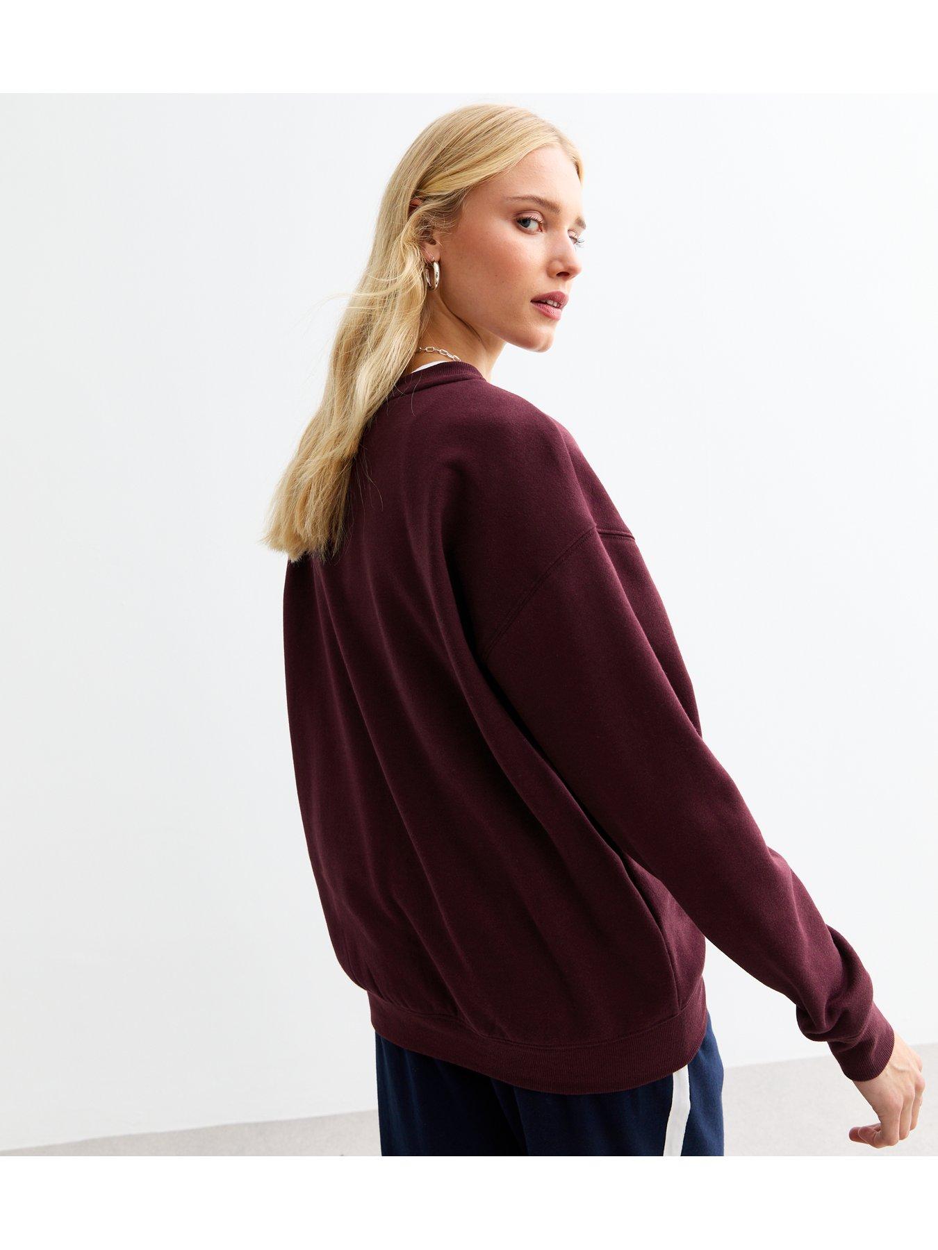 new-look-crew-neck-sweatshirt-redstillFront