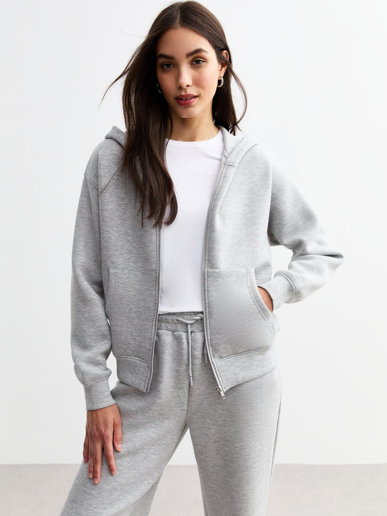 new-look-zip-through-scuba-hoodie-grey