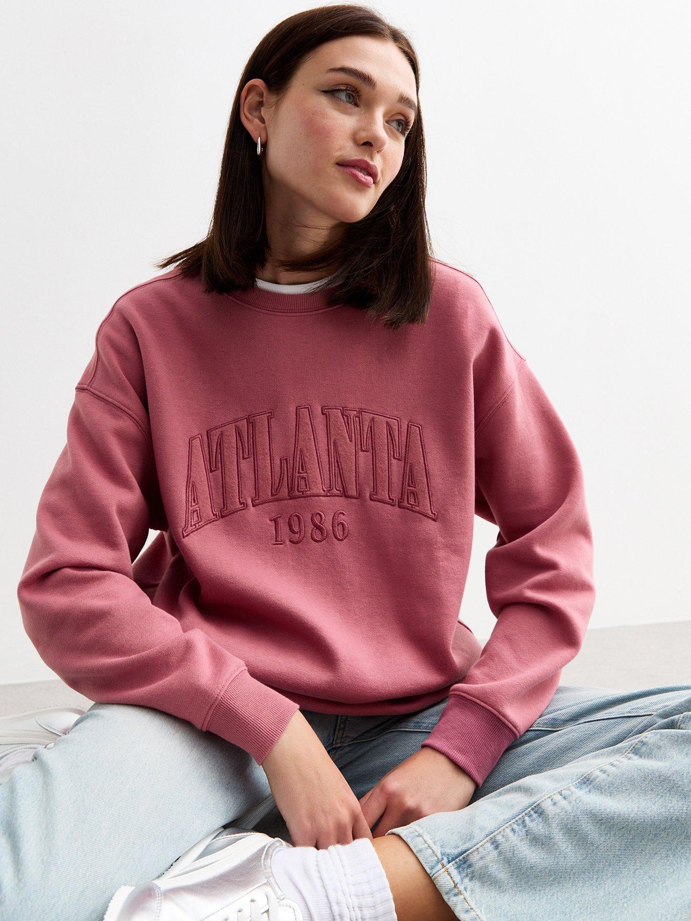 new-look-deep-pink-atlanta-logo-sweatshirt