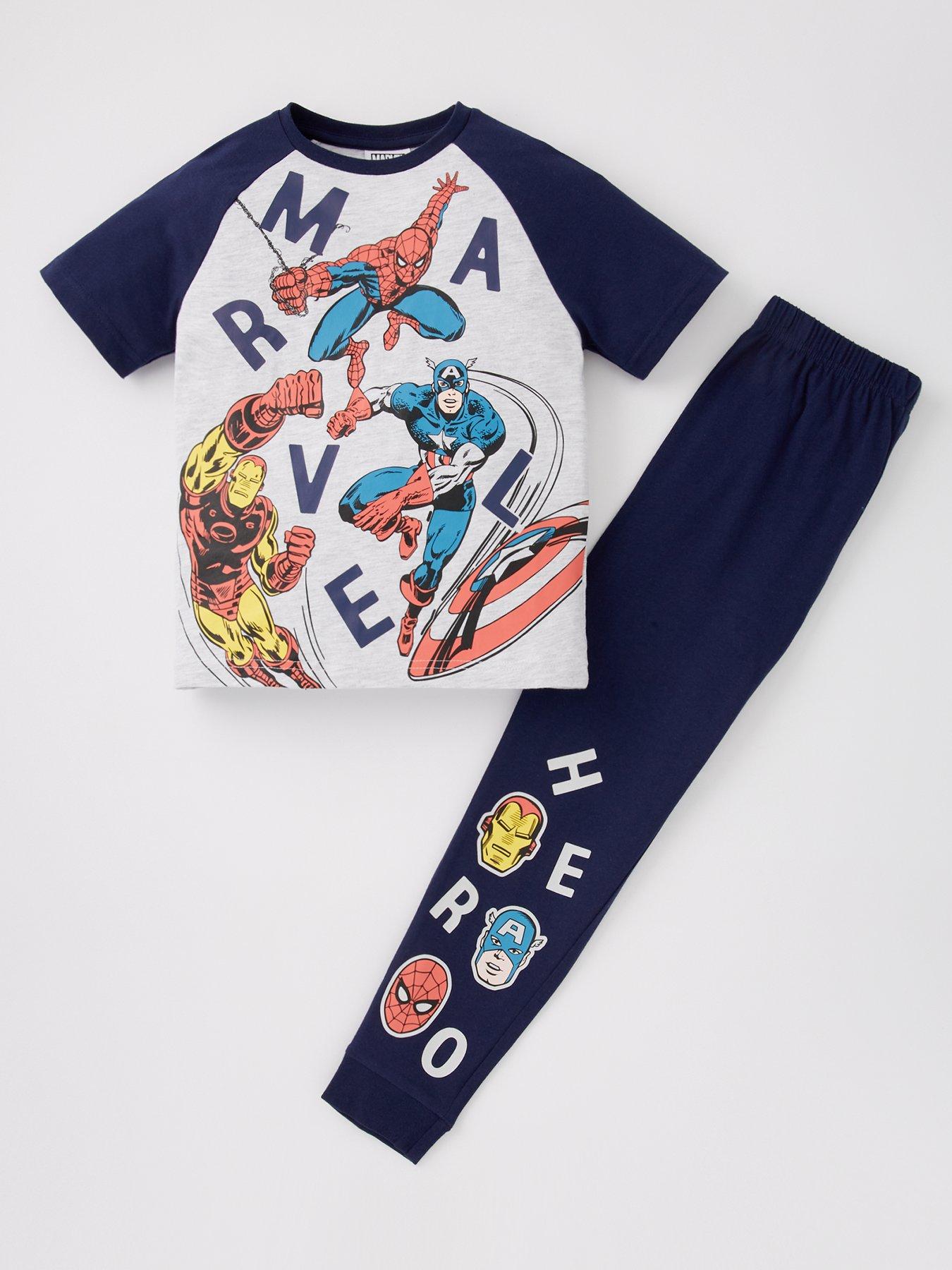 marvel-marvel-avengers-raglan-short-sleeve-pyjamas