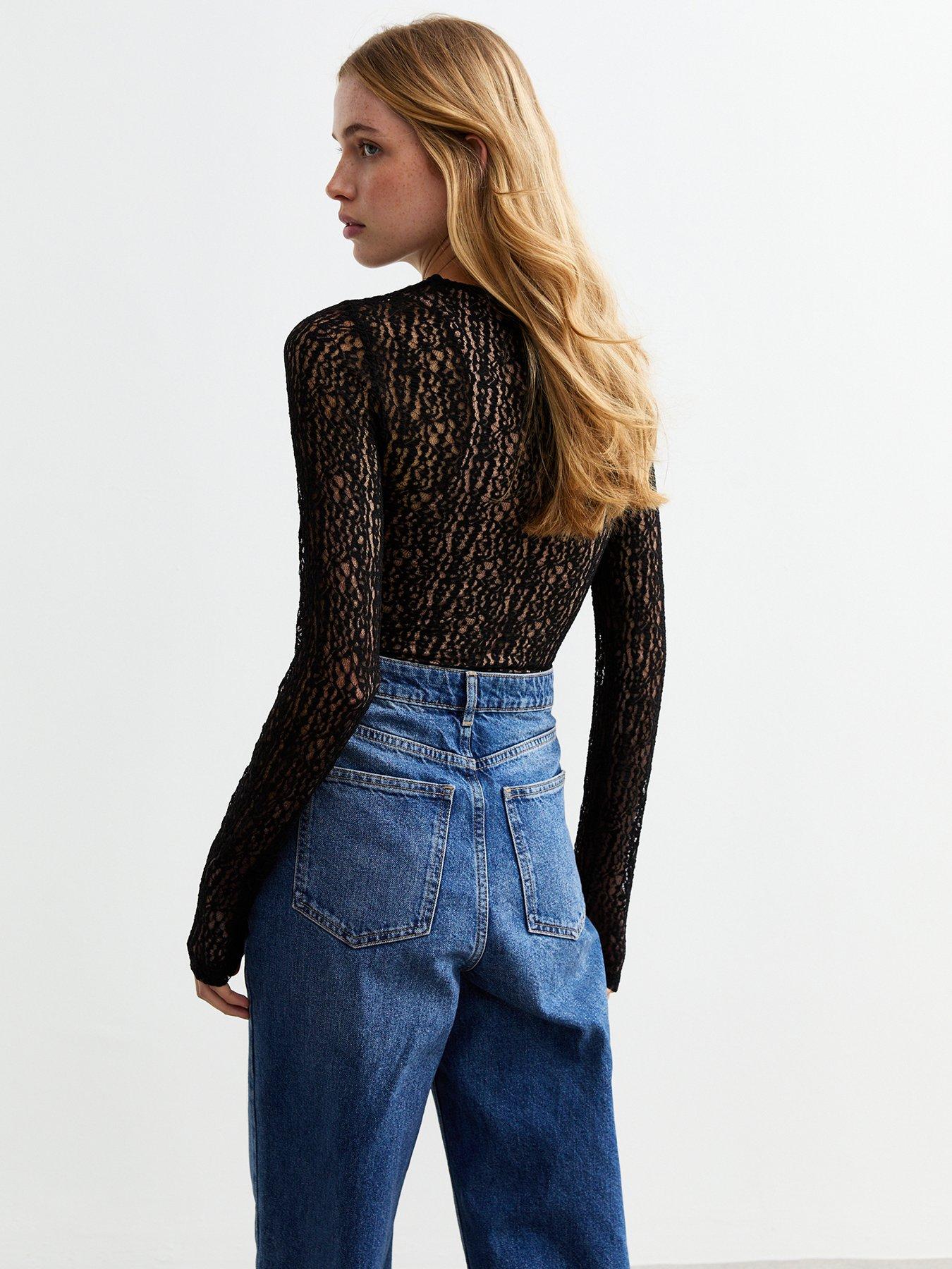 new-look-mesh-stretch-long-sleeve-bodysuit-blackstillFront