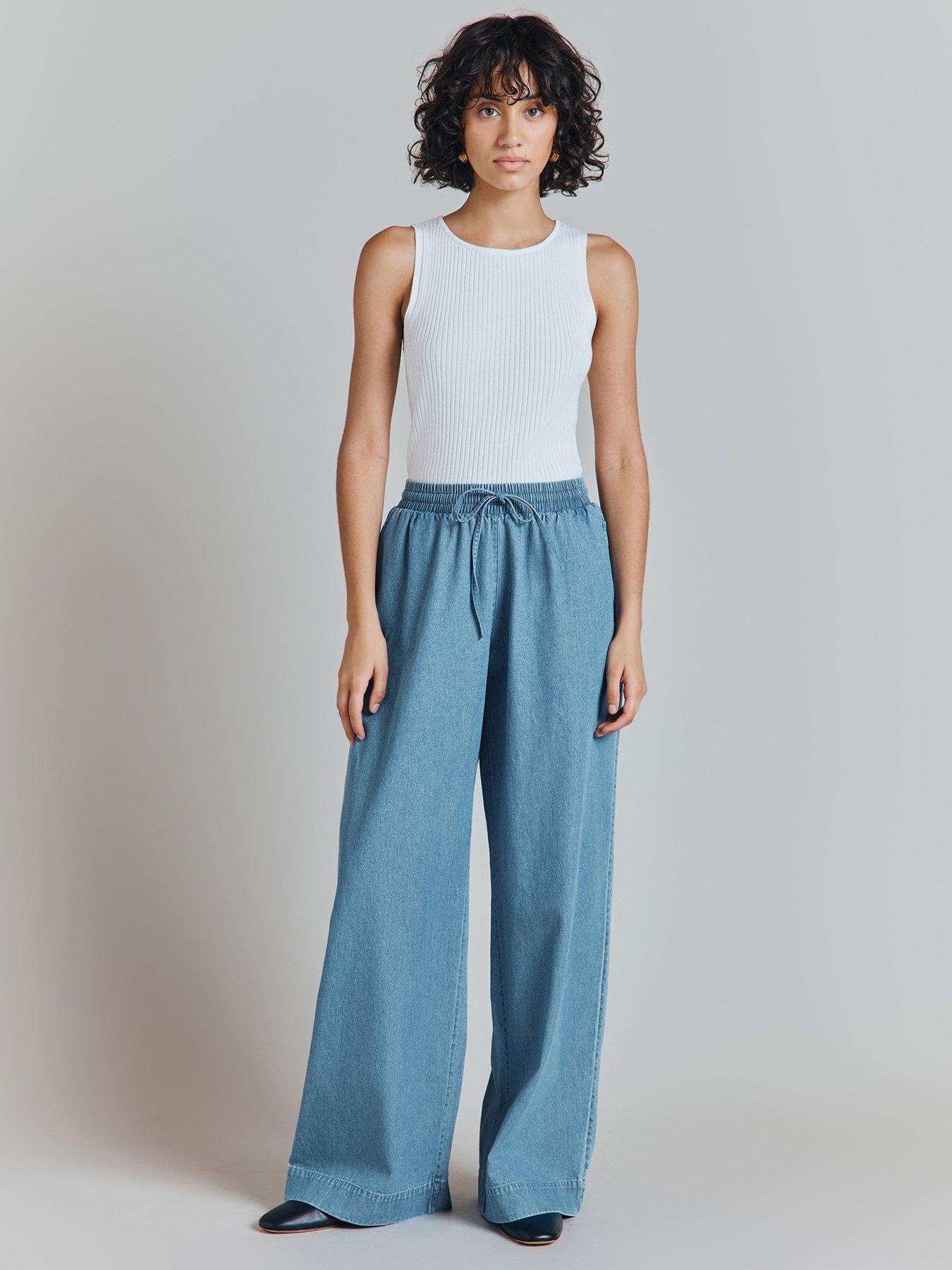 ghost-edith-trousers-blue