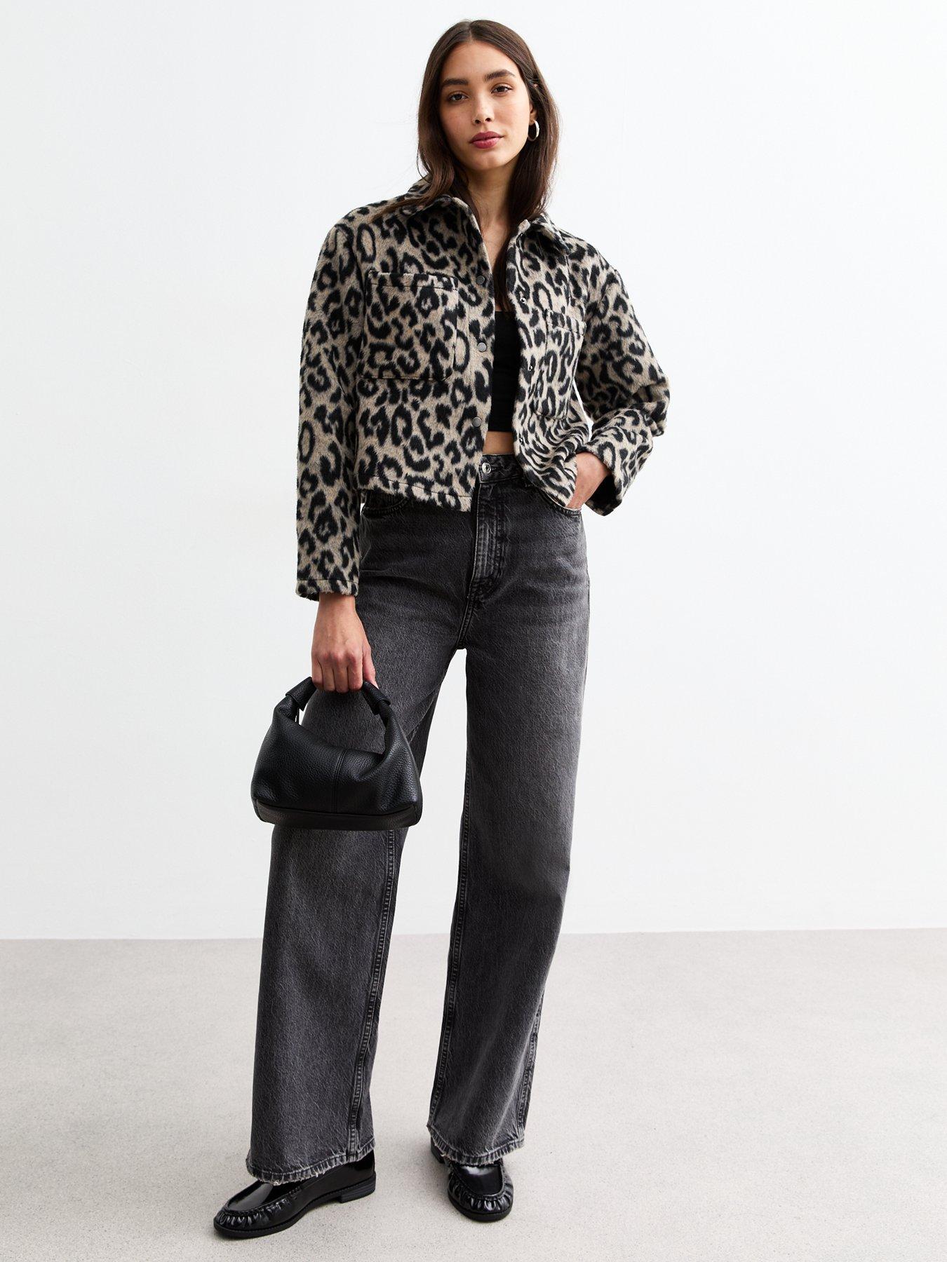 new-look-brown-soft-animal-print-shacketback