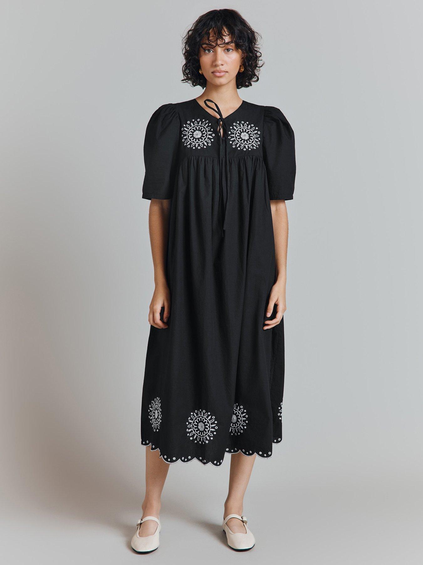 ghost-ramona-dress-blackfront