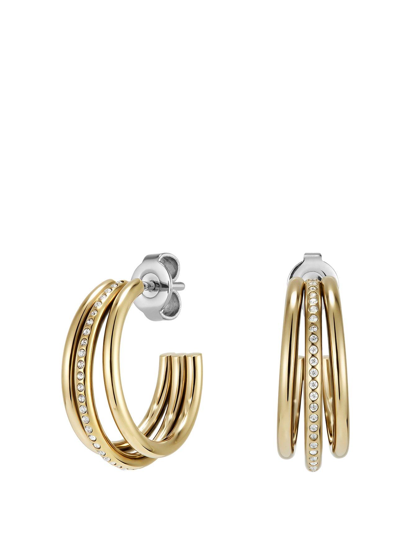 olivia-burton-olivia-burton-gold-ip-ever-stacked-claw-hoop-earrings