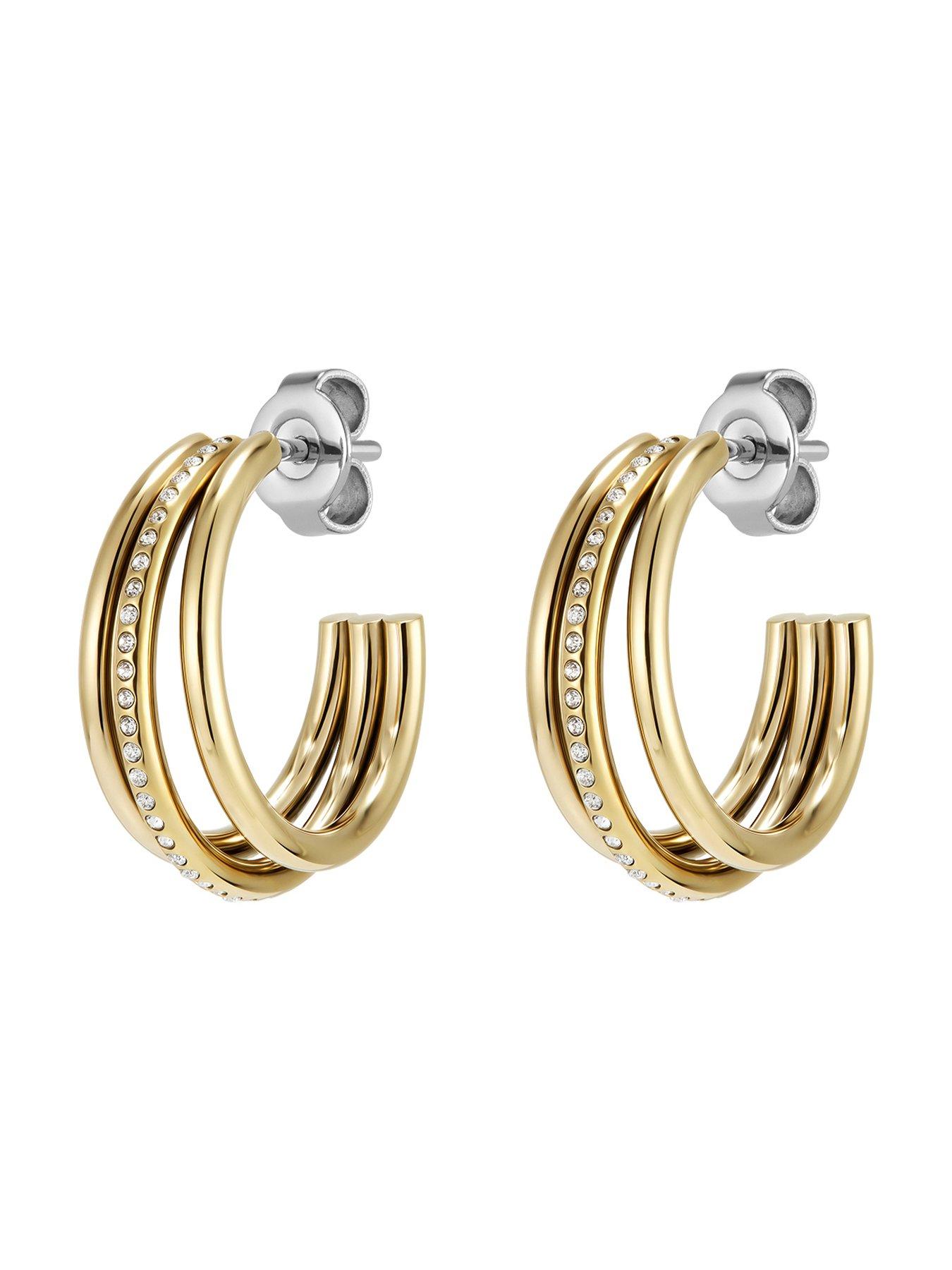 olivia-burton-olivia-burton-gold-ip-ever-stacked-claw-hoop-earringsstillFront