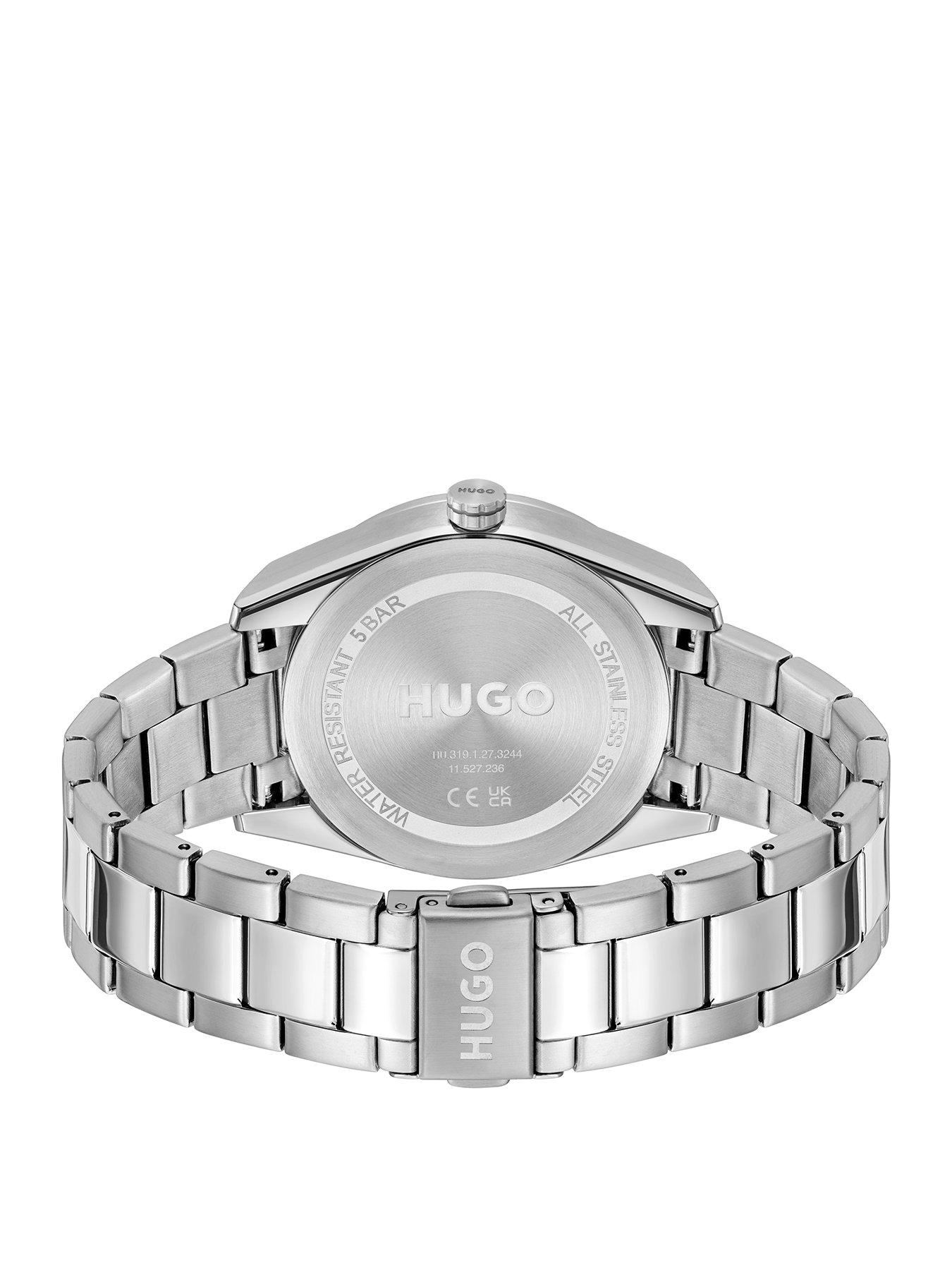 hugo-ladies-fast-for-her-stainless-steel-multifunction-bracelet-watchstillFront