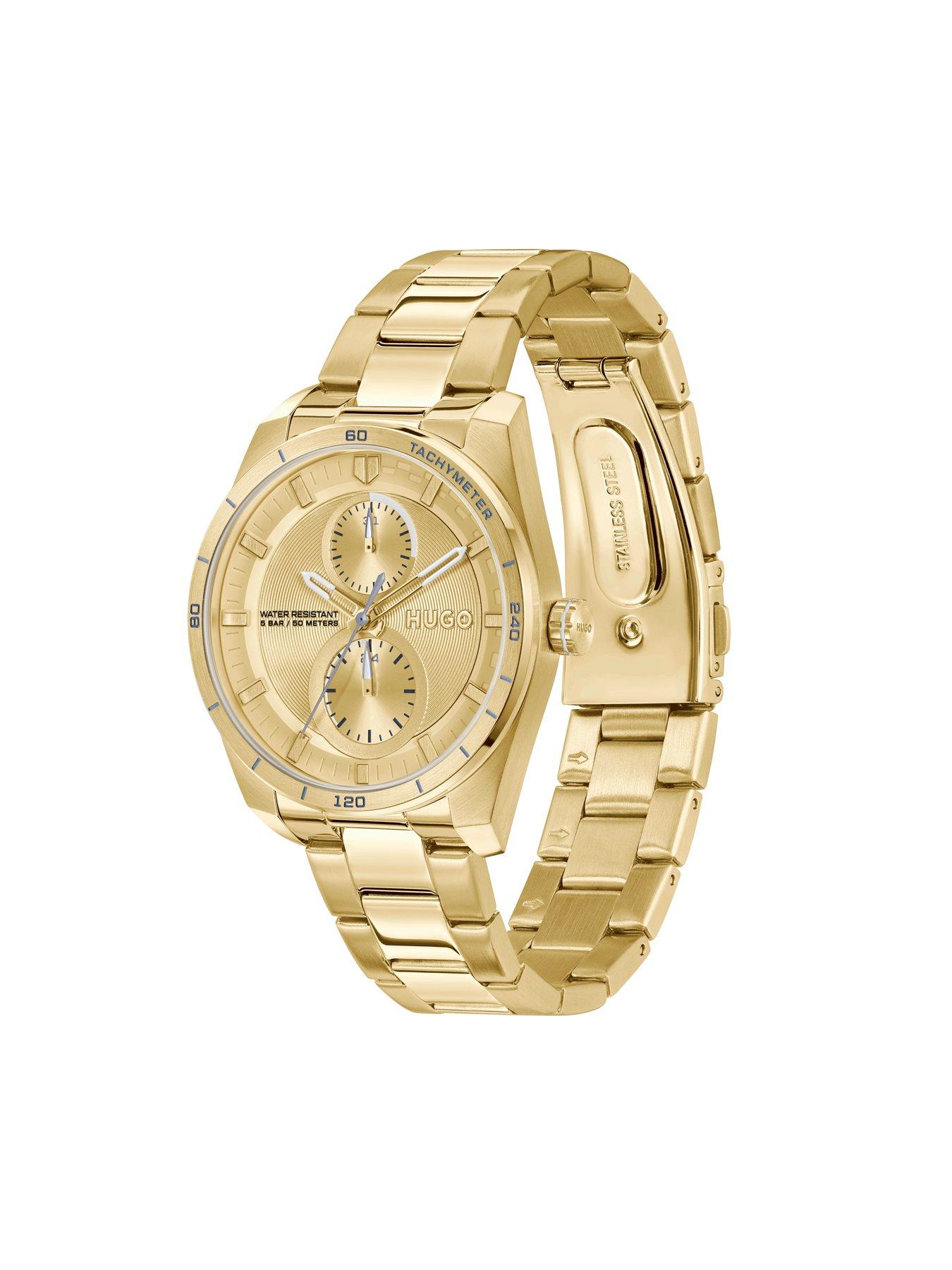 hugo-ladies-fast-for-her-gold-ip-multifunction-bracelet-watchback