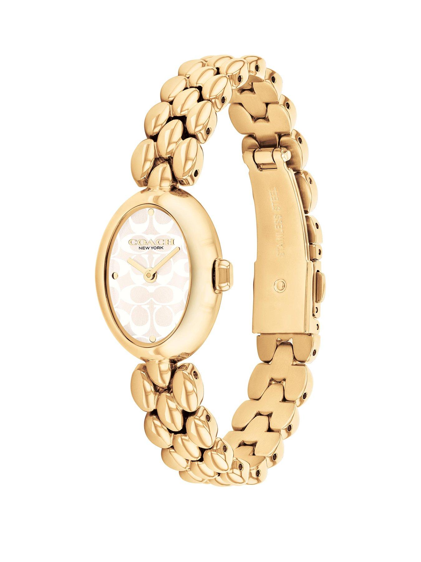 coach-coach-ladies-sammy-22mm-oval-gold-ip-watchstillFront