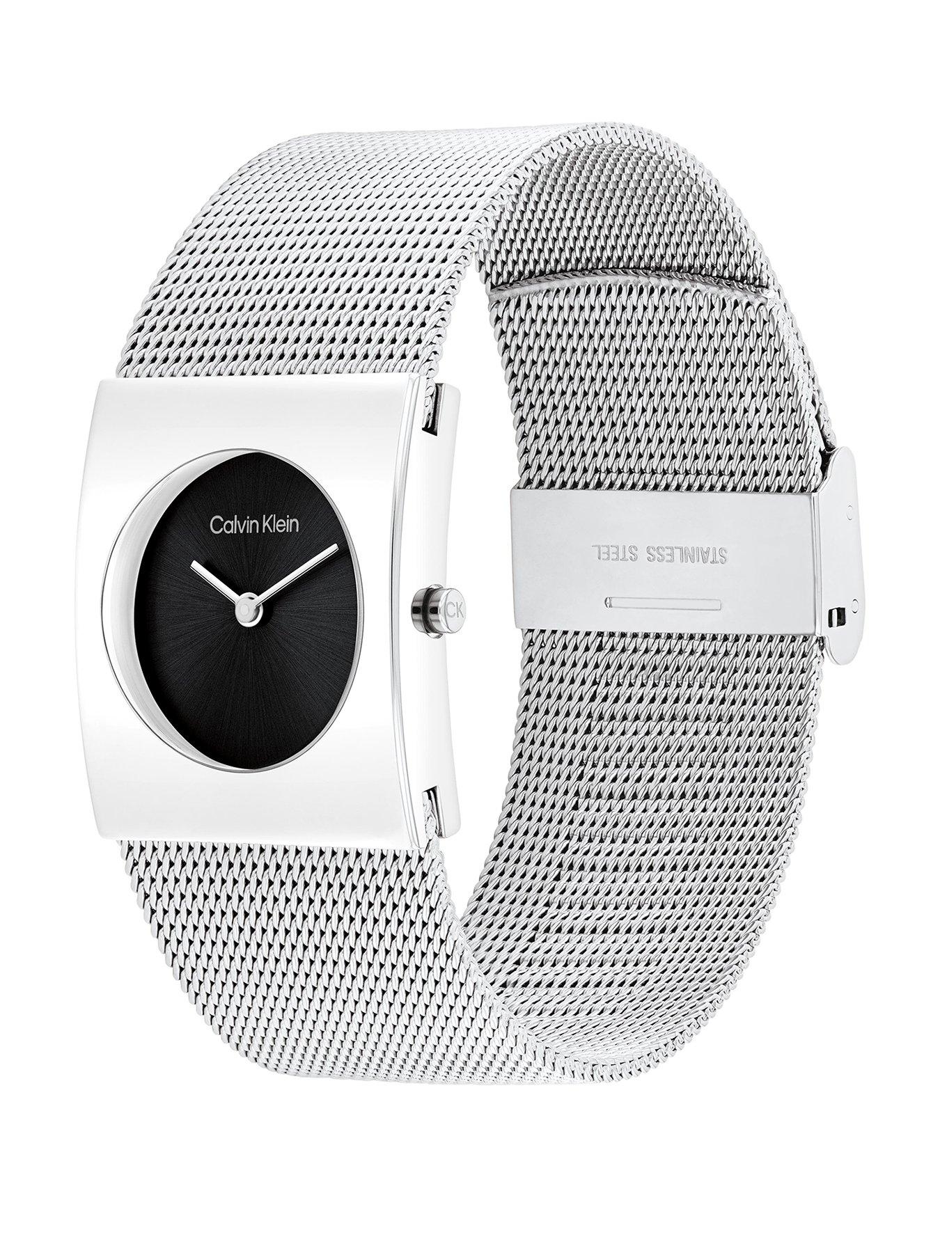 calvin-klein-womens-calvin-klein-stainless-steel-mesh-bracelet-watchstillFront