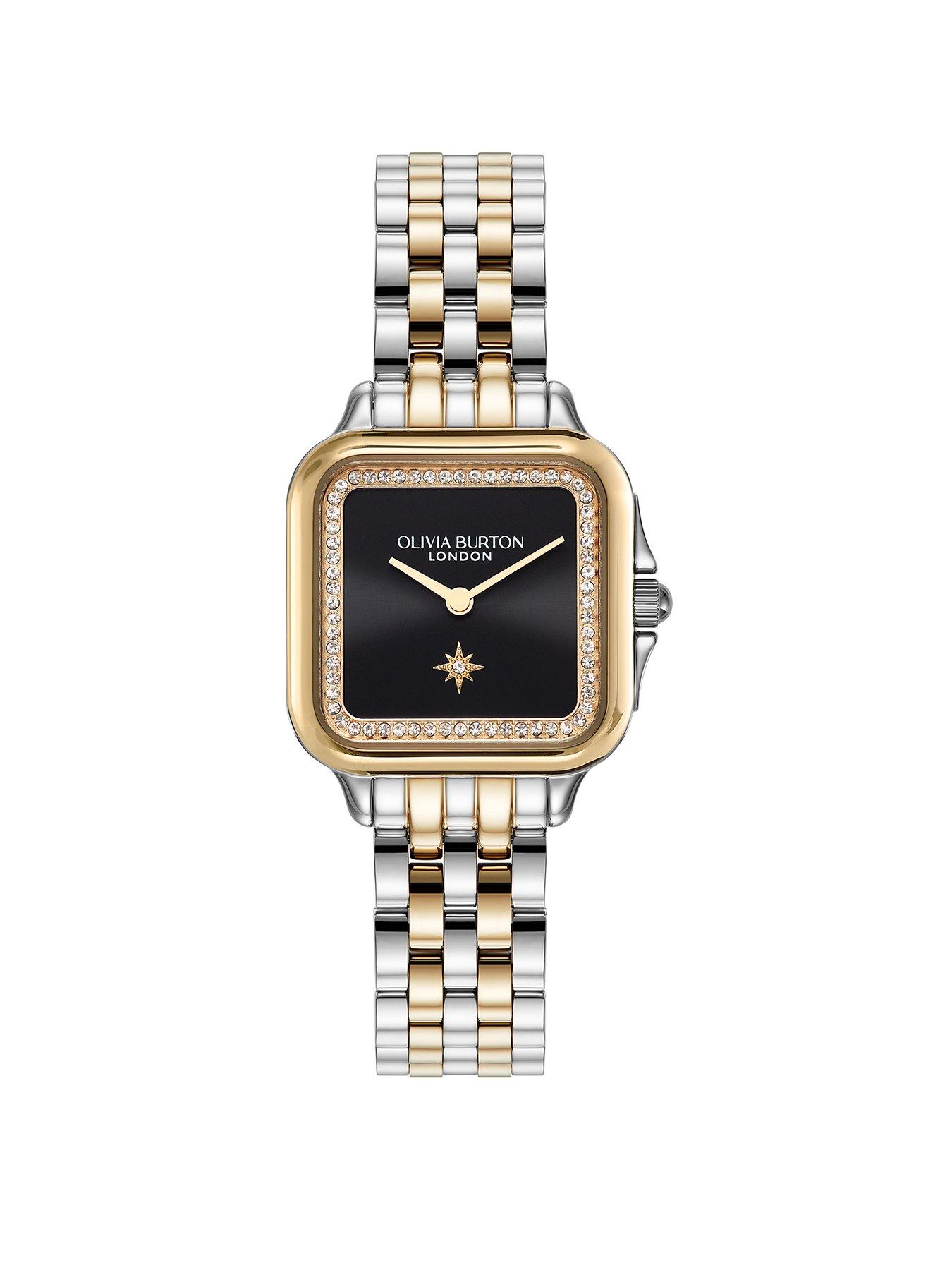 Olivia Burton Olivia Burton 28mm Stainless Steel and Gold Grosvenor Watch