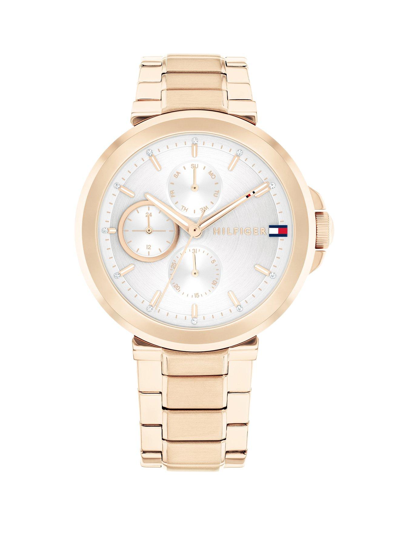 Tommy Hilfiger Tommy Hilfiger womens carnation gold IP watch