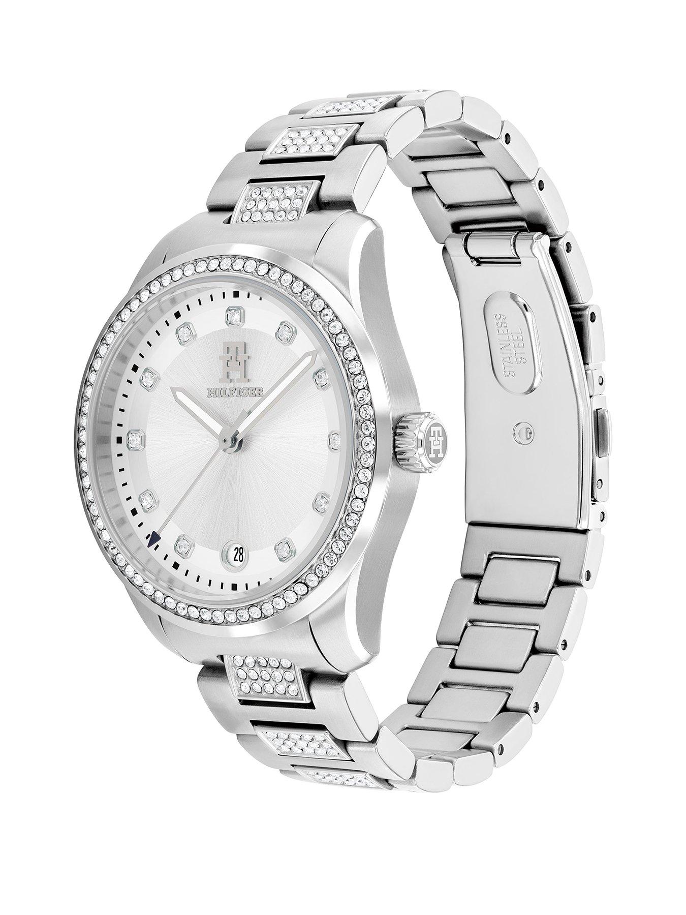 tommy-hilfiger-tommy-hilfiger-womens-stainless-steel-watch-with-a-crystal-bezel-finishstillFront