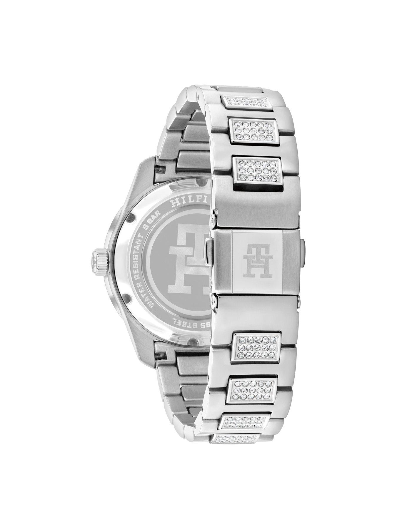 tommy-hilfiger-tommy-hilfiger-womens-stainless-steel-watch-with-a-crystal-bezel-finishback