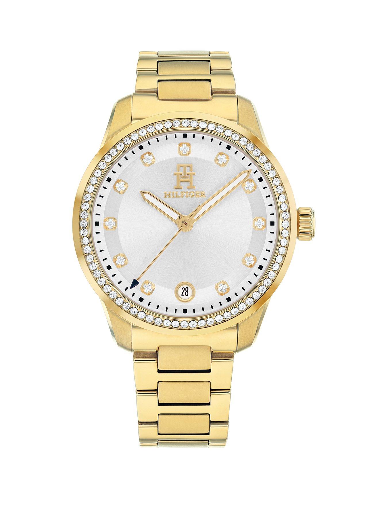 tommy-hilfiger-tommy-hilfiger-womens-gold-plated-watch-with-a-crystal-bezel-finish