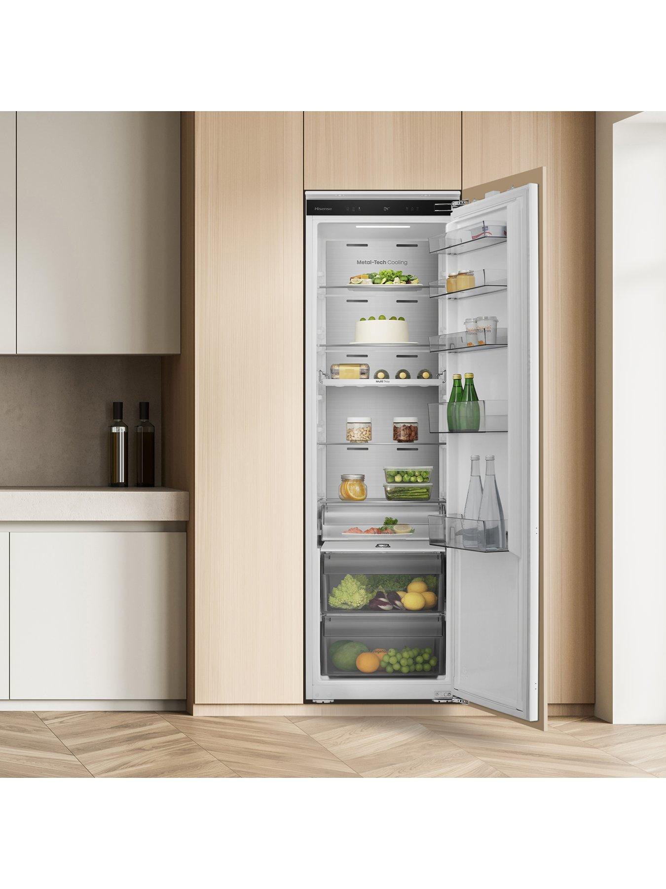 Image 3 of 8 of Hisense RL3B303SAWE 54cm Wide&nbsp;Integrated Total No Frost Fridge with&nbsp;Fixed Hinge - White