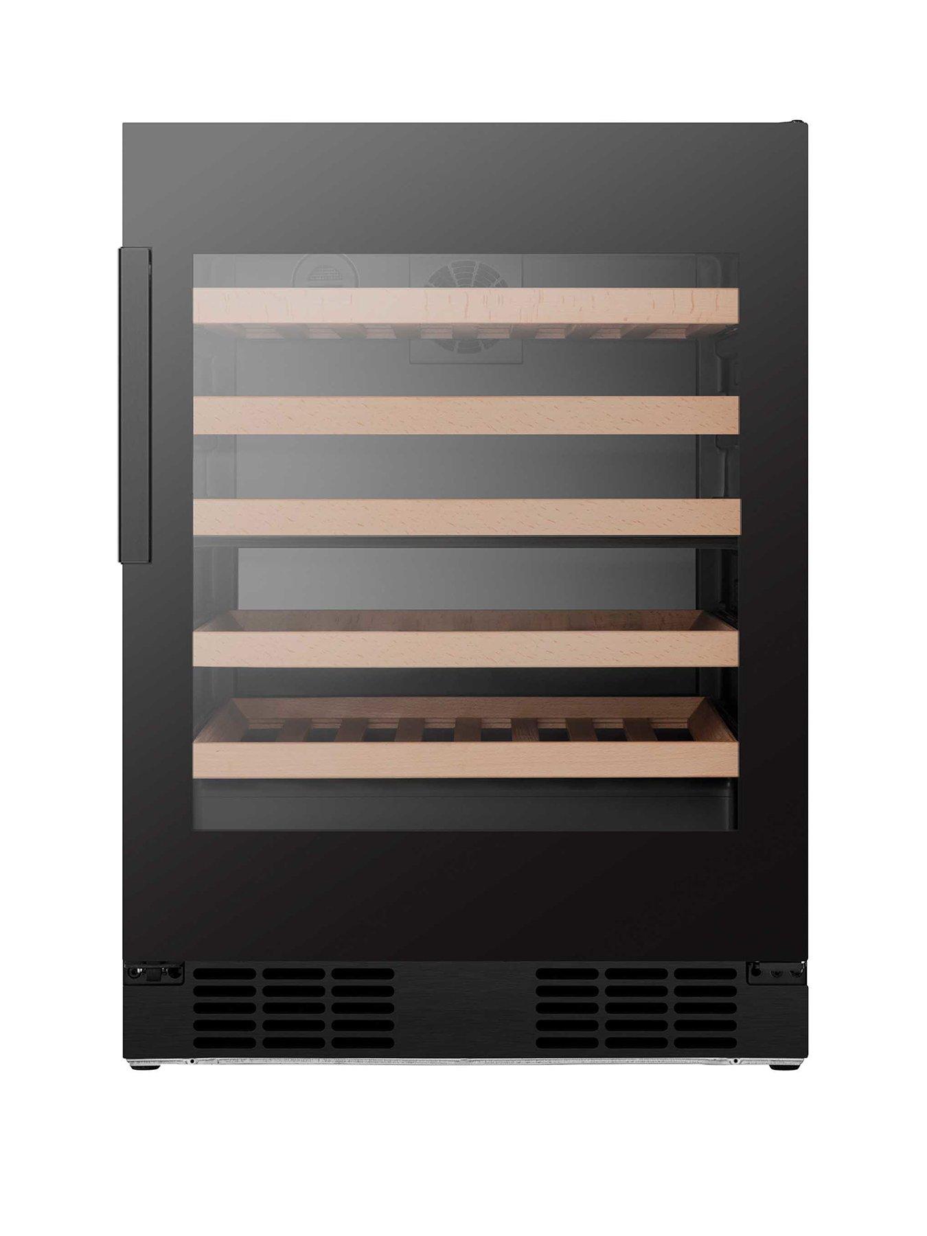 Hisense Rw3N132Gslf Integrated Wine Cooler Single Zone - Black Glass