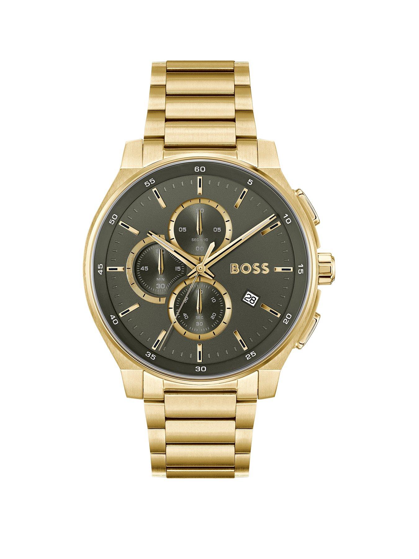 boss-gents-peak-chronograph-yellow-beige-ip-watch