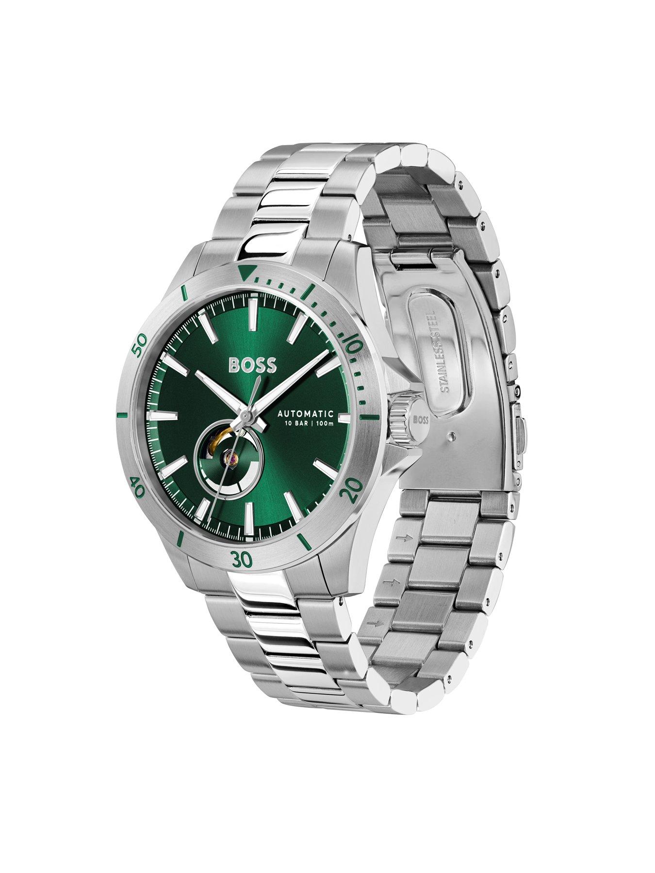 boss-gents-automatic-troper-watch-with-dark-green-dialback