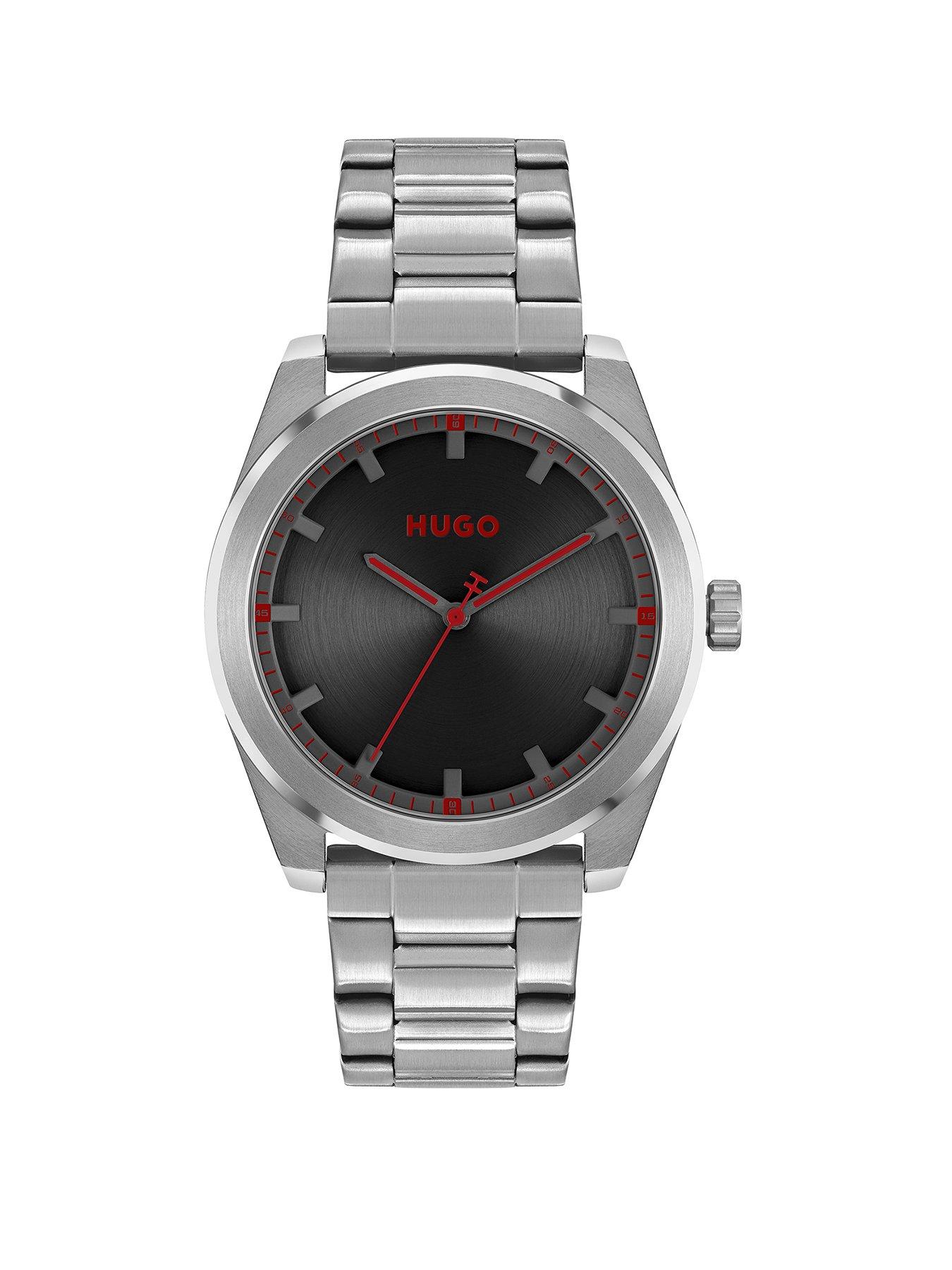 hugo-gents-hugo-bright-stainless-steel-watch-and-card-holder-gift-setstillFront