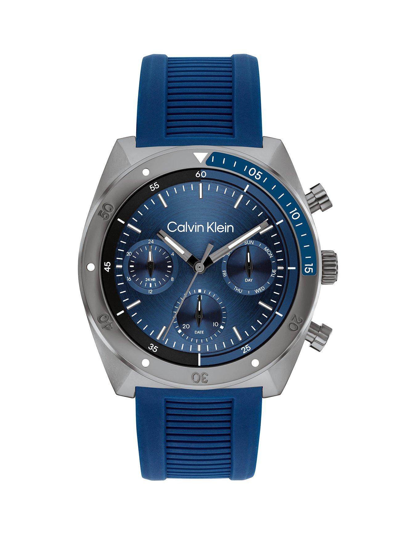 calvin-klein-mens-calvin-klein-blue-ip-silicone-strap-watch